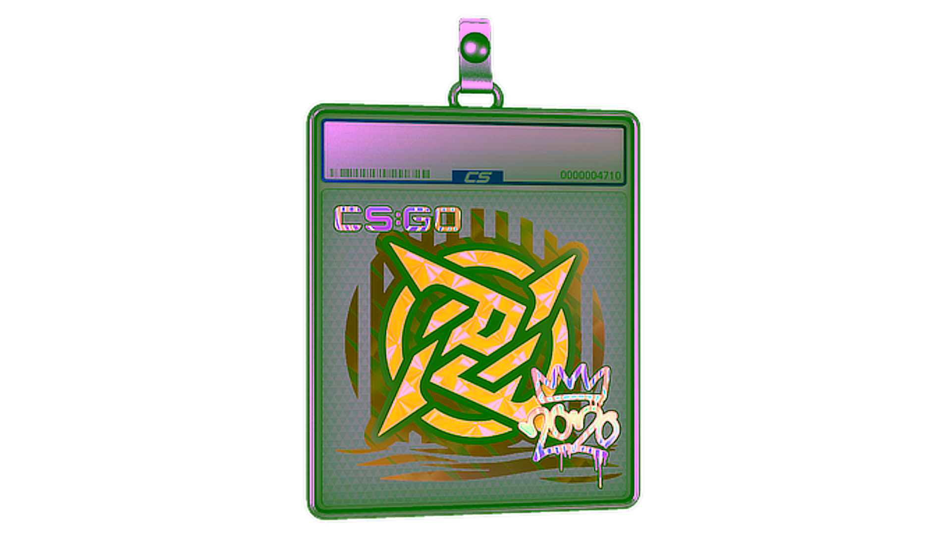 عرض لـ Sticker Slab | Ninjas in Pyjamas (Holo) | 2020 RMR