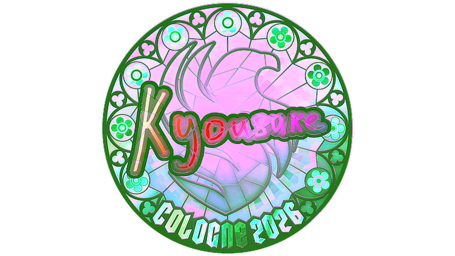 Display for Sticker | kyousuke (Holo) | Cologne 2026