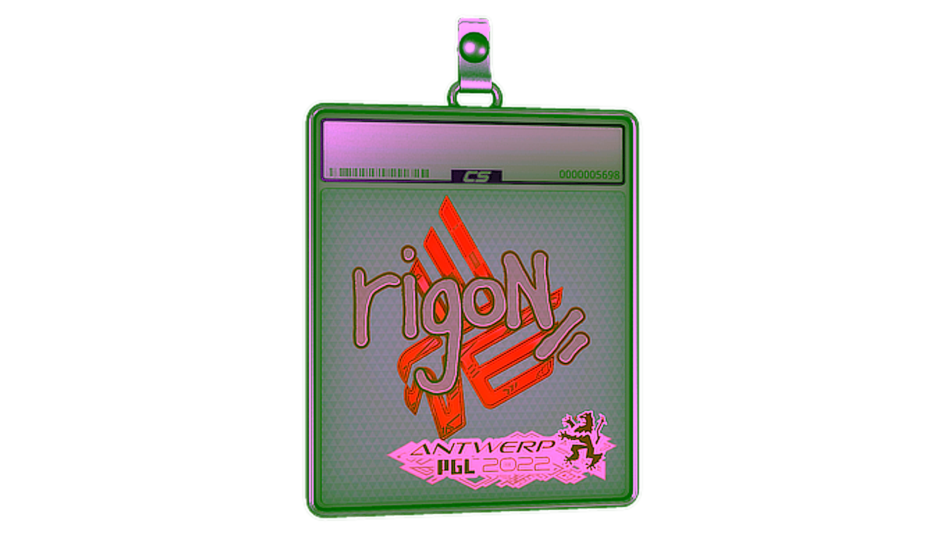 Display for Sticker Slab | rigoN (Holo) | Antwerp 2022