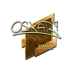 Sticker | oskar (Gold) | Boston 2018