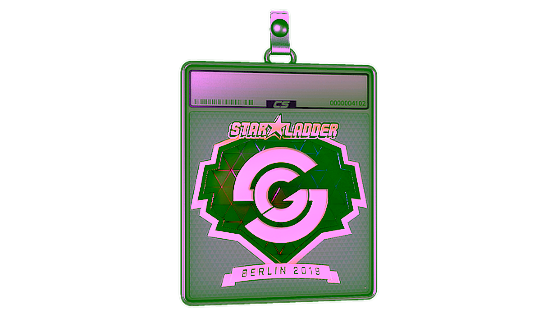 Display for Sticker Slab | Syman Gaming (Gold) | Berlin 2019