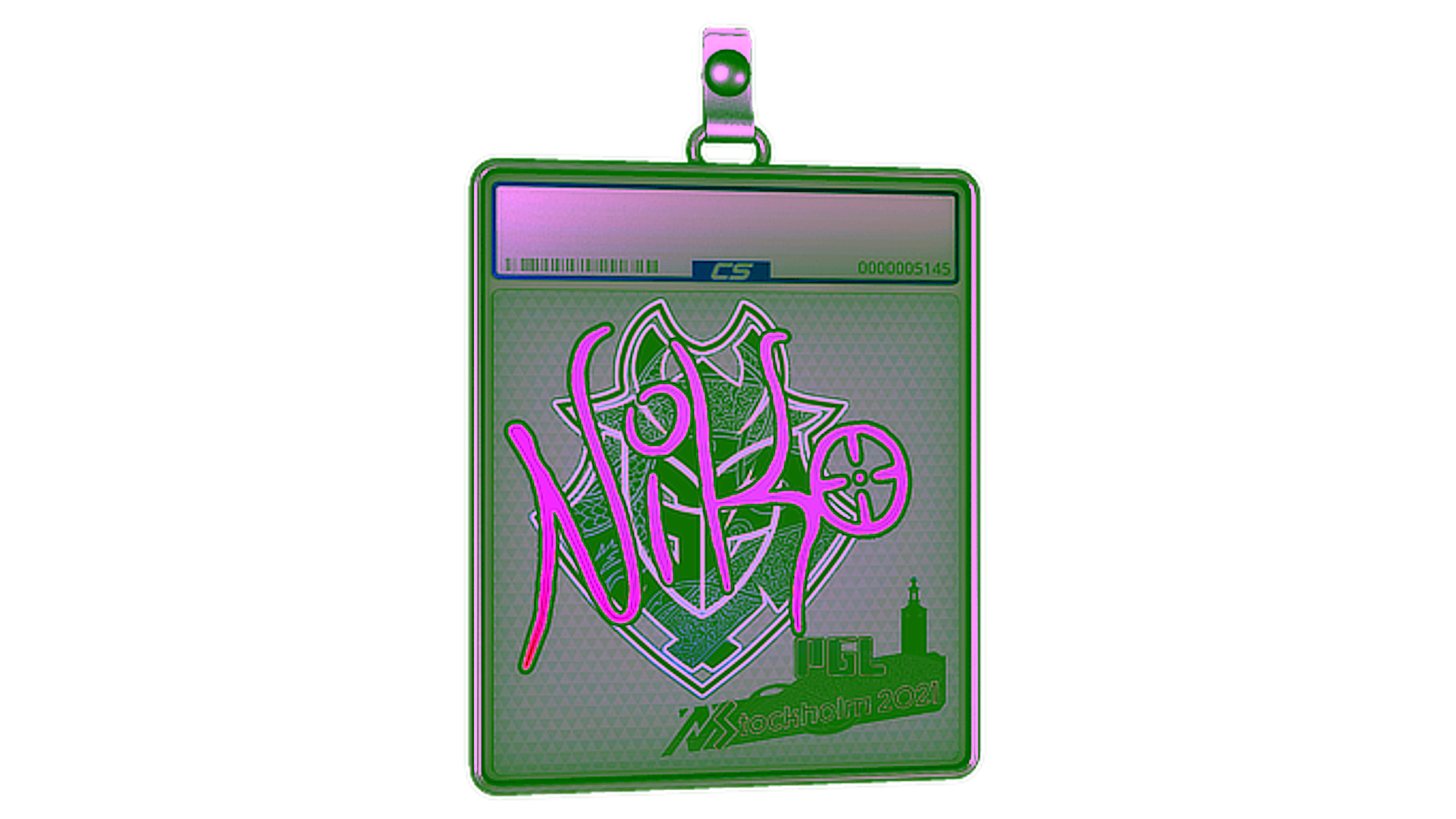 Sticker Slab | NiKo (Holo) | Stockholm 2021 için görüntü