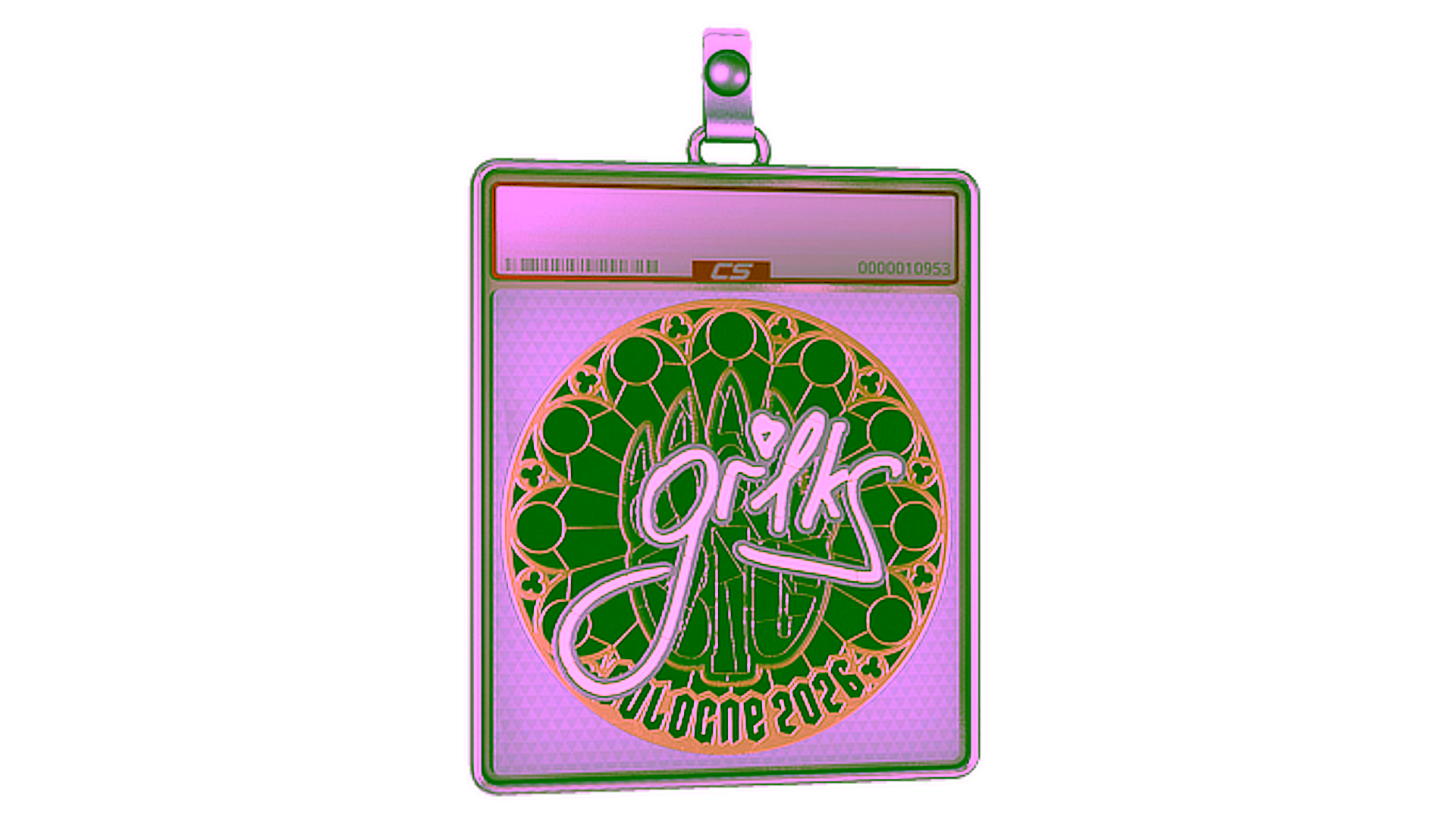 Display for Sticker Slab | gr1ks (Gold) | Cologne 2026