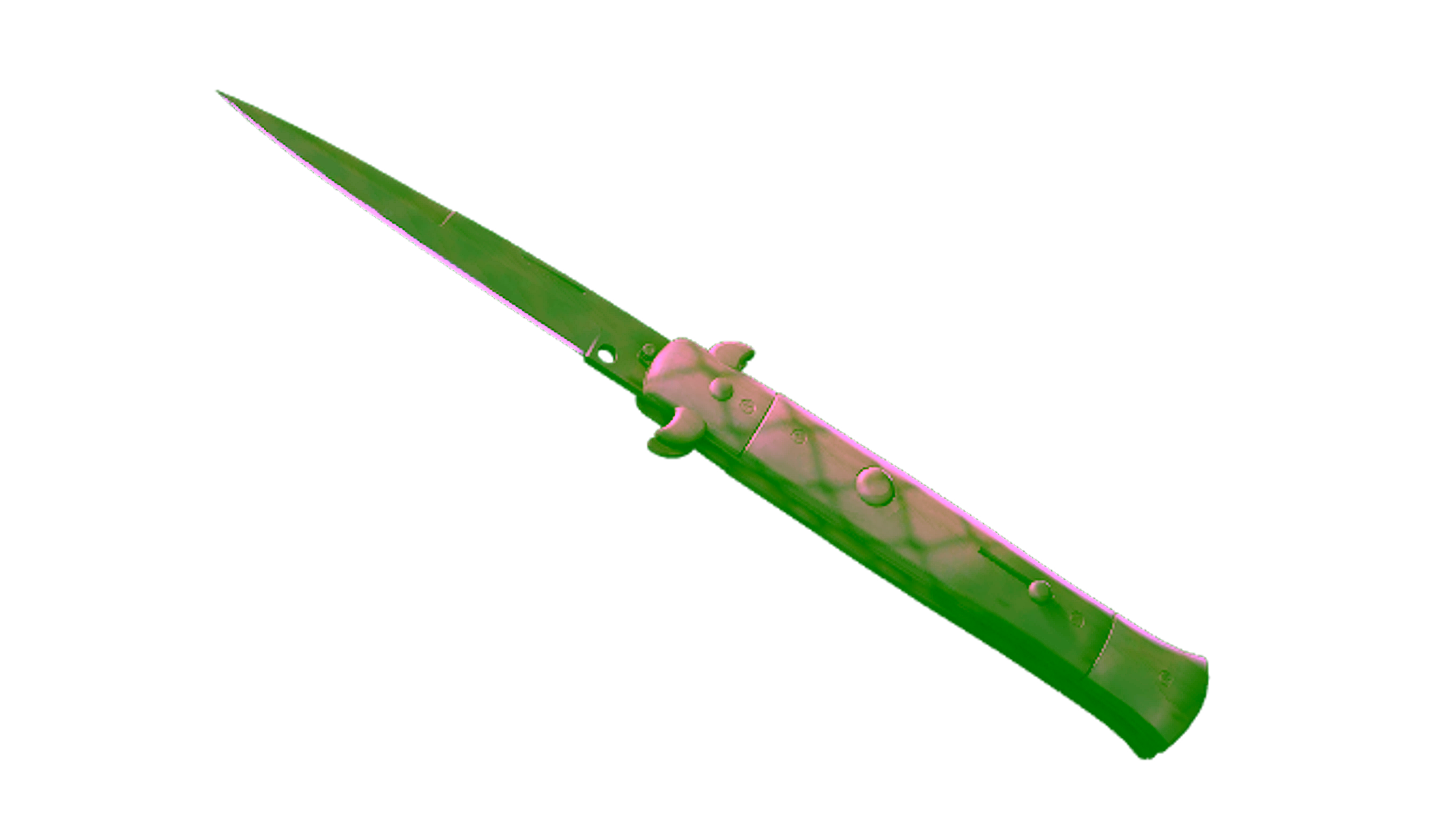 Display for ★ StatTrak™ Stiletto Knife | Safari Mesh (Factory New)