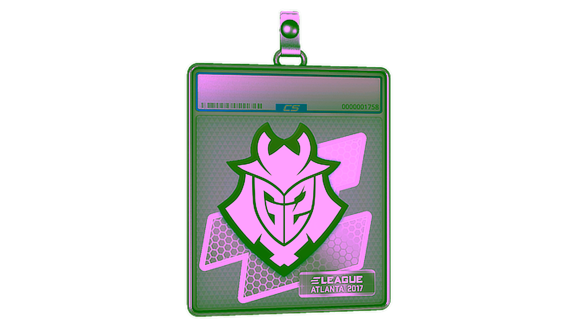 Display for Sticker Slab | G2 Esports | Atlanta 2017