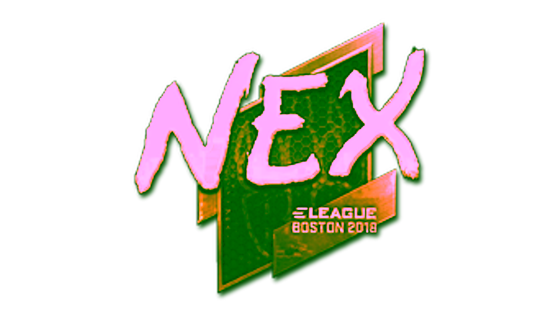 Affichage pour Sticker | nex (Gold) | Boston 2018