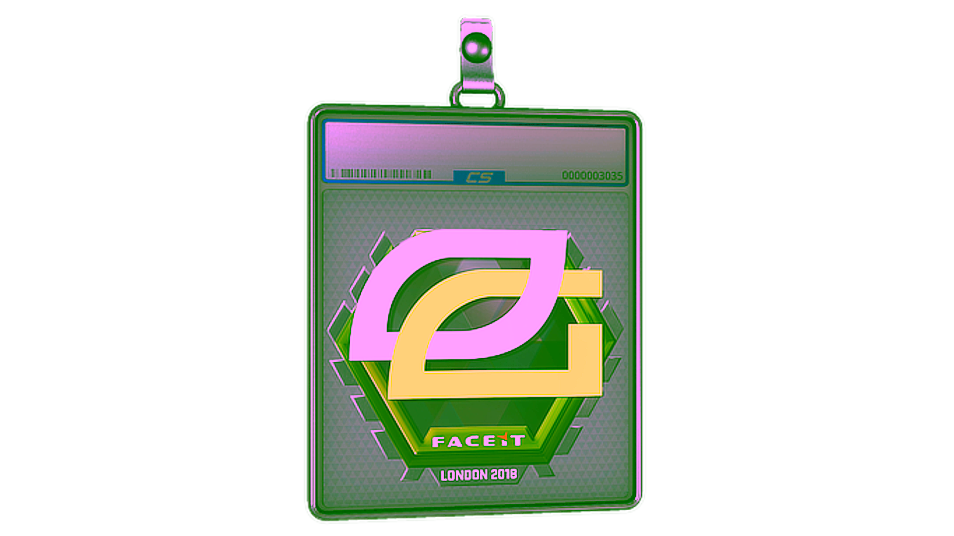 Display for Sticker Slab | OpTic Gaming | London 2018
