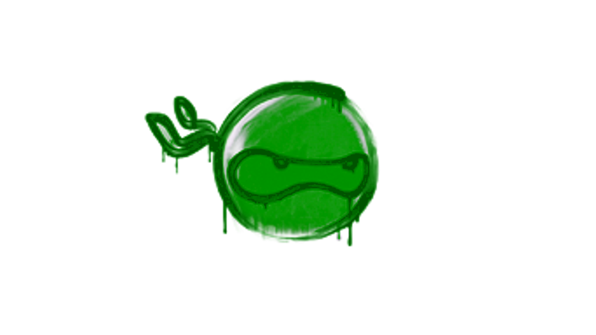 Display for Sealed Graffiti | Ninja (Jungle Green)