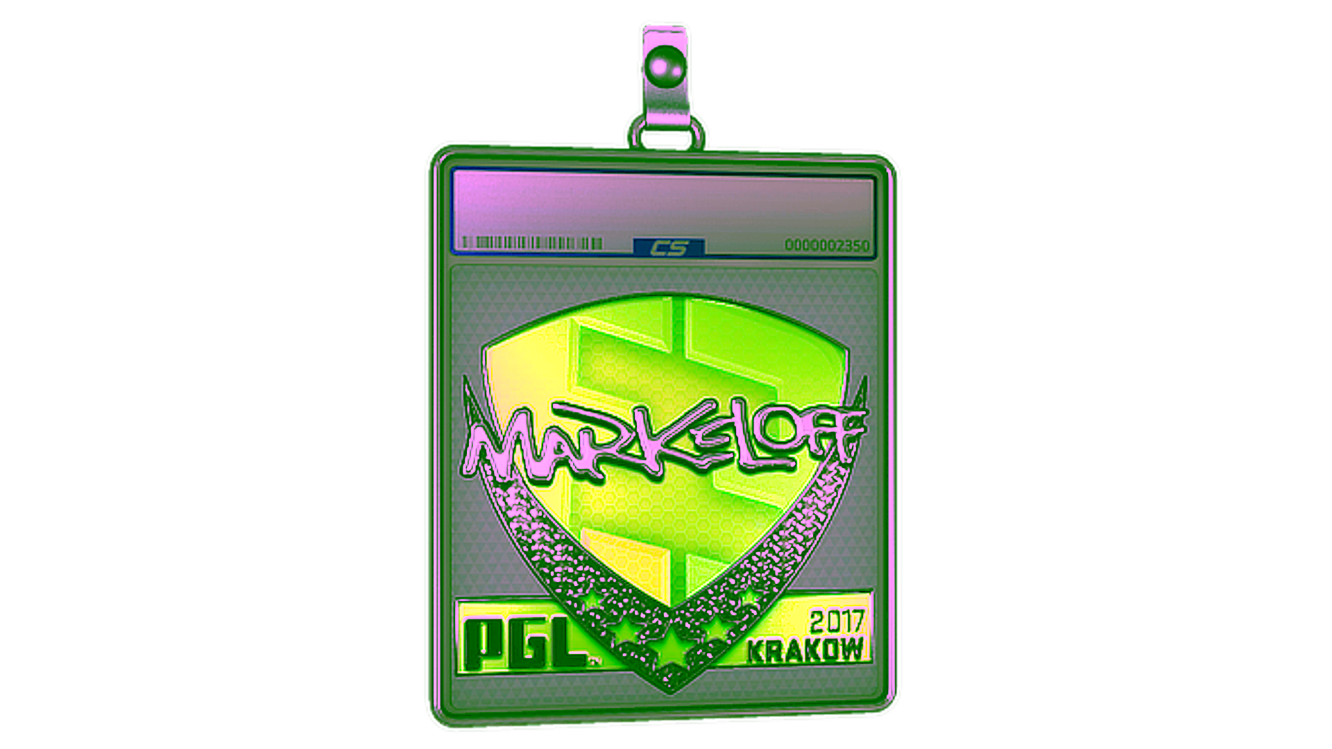 Exibição para Sticker Slab | markeloff (Foil) | Krakow 2017