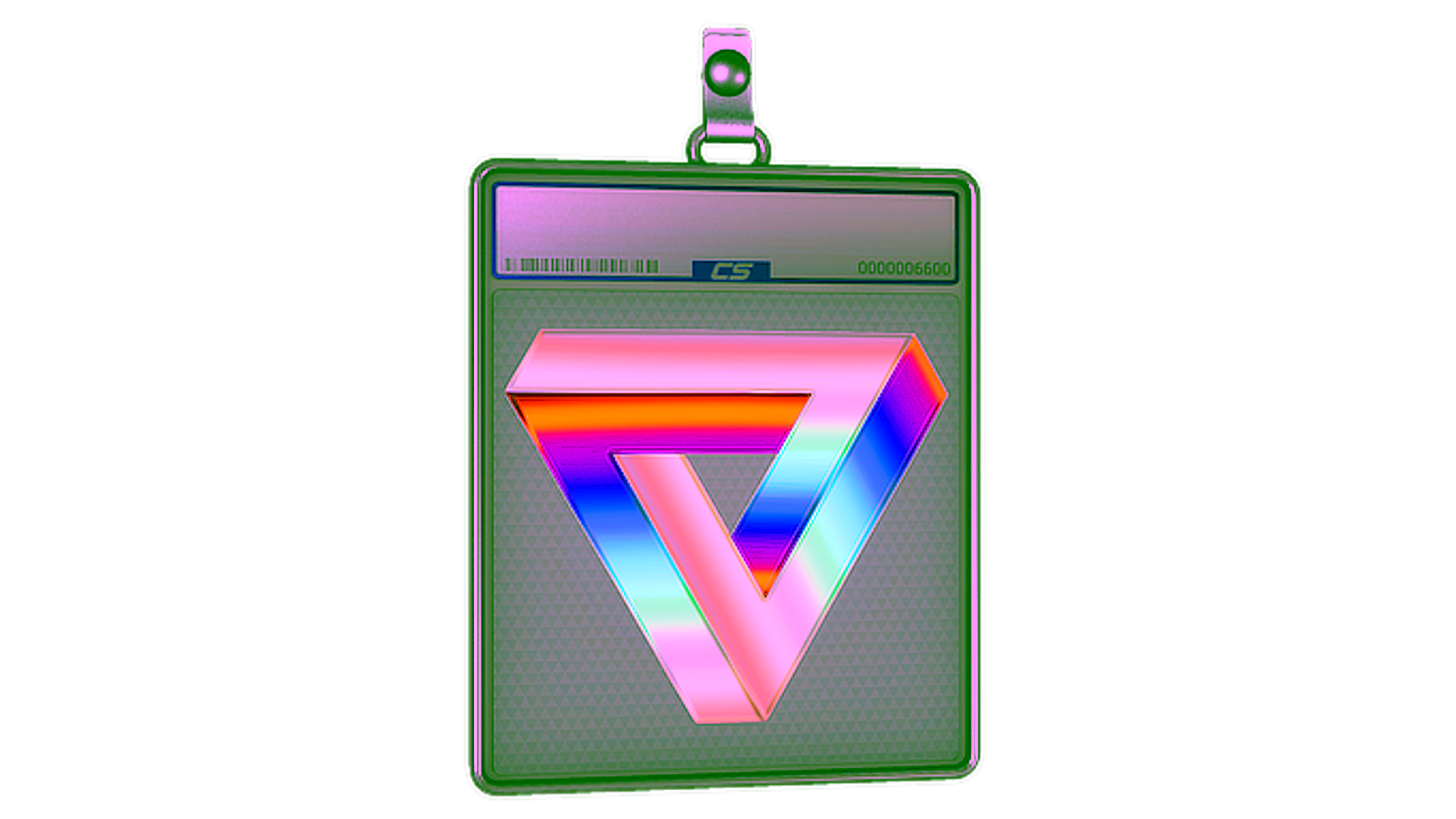 Display for Sticker Slab | Infinite Triangle (Holo)