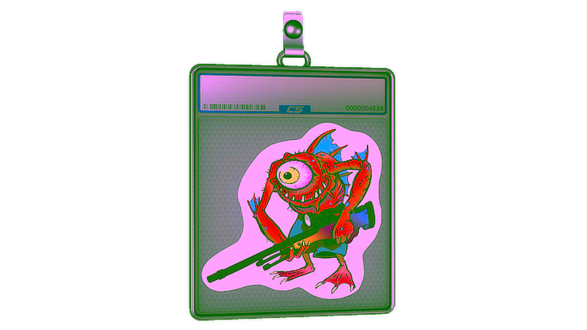 Display for Sticker Slab | Red Cyclawps