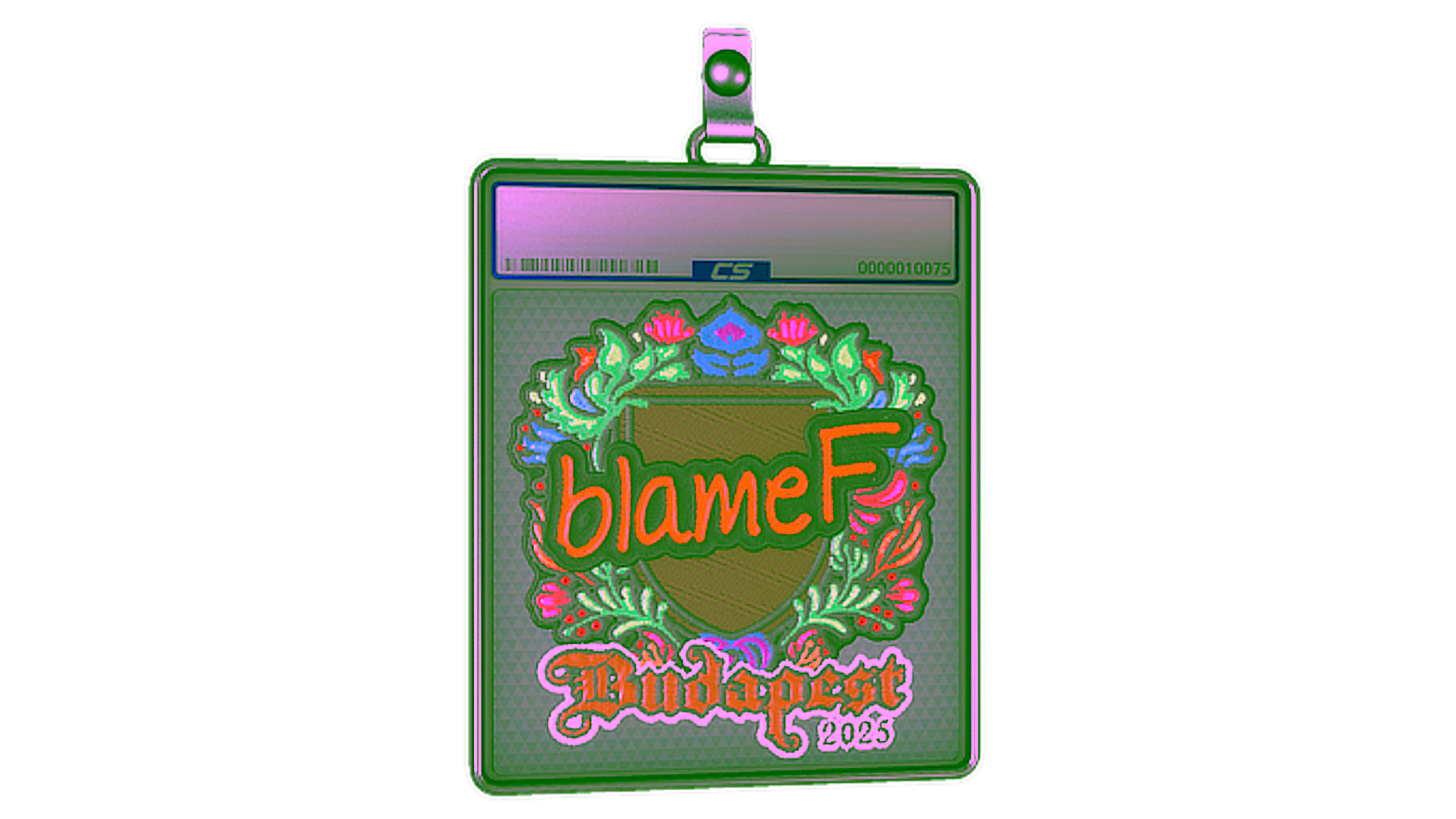 Sticker Slab | blameF (Embroidered) | Budapest 2025 için görüntü