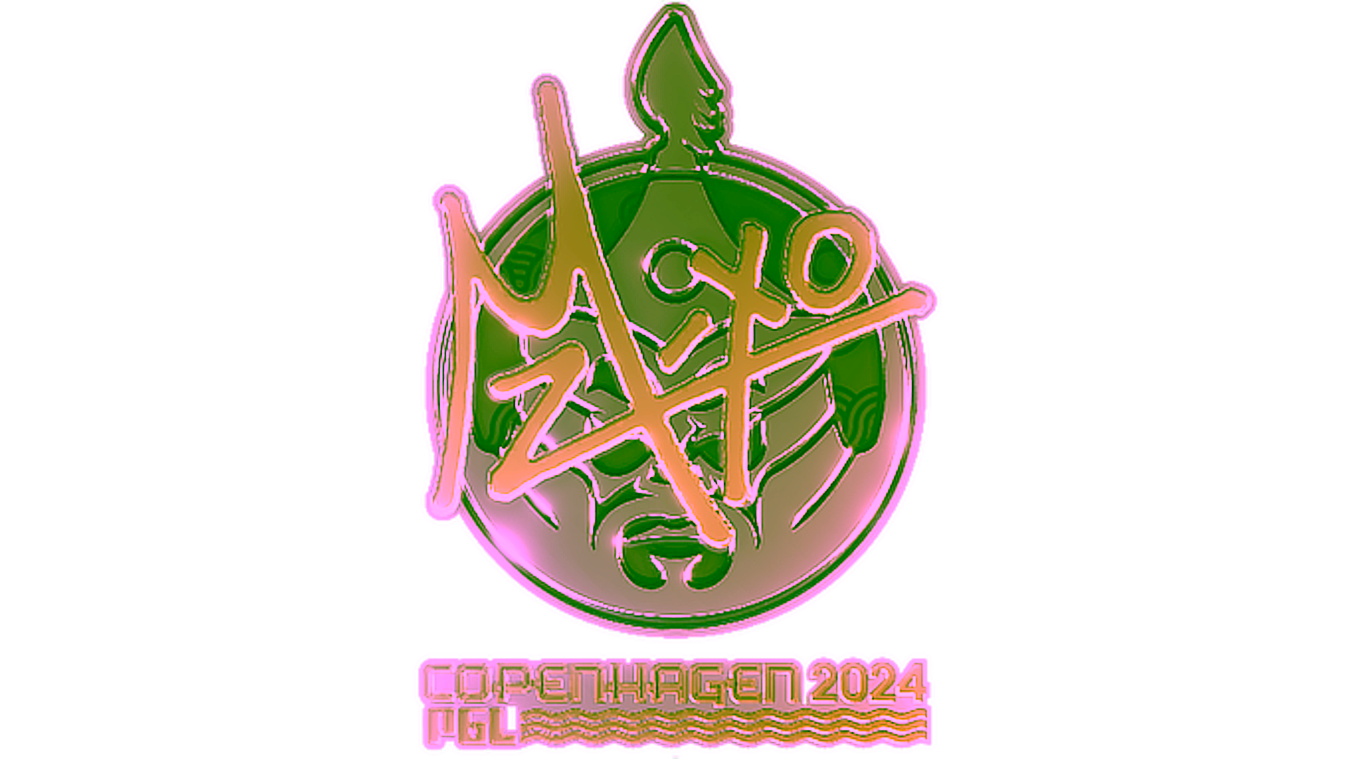 Display for Sticker | mzinho (Gold) | Copenhagen 2024