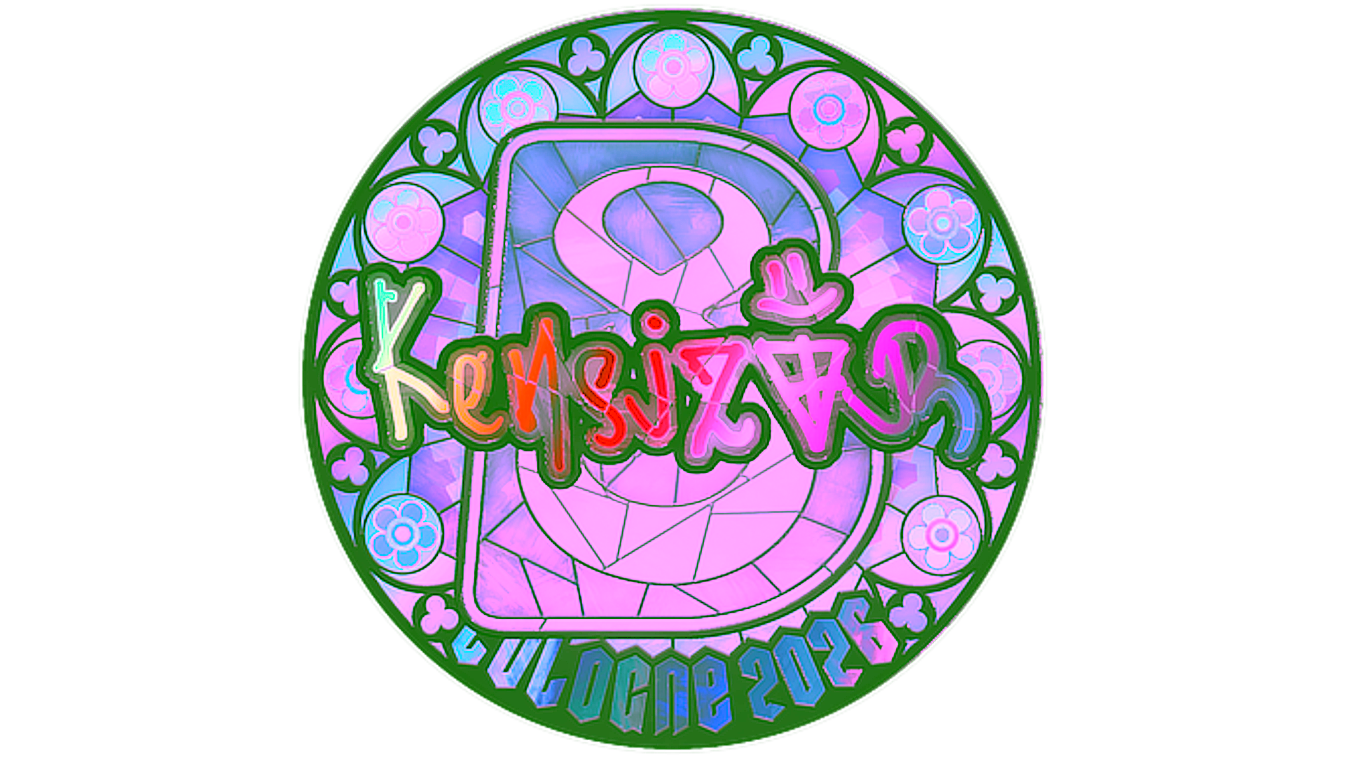 Visar för Sticker | kensizor (Holo) | Cologne 2026