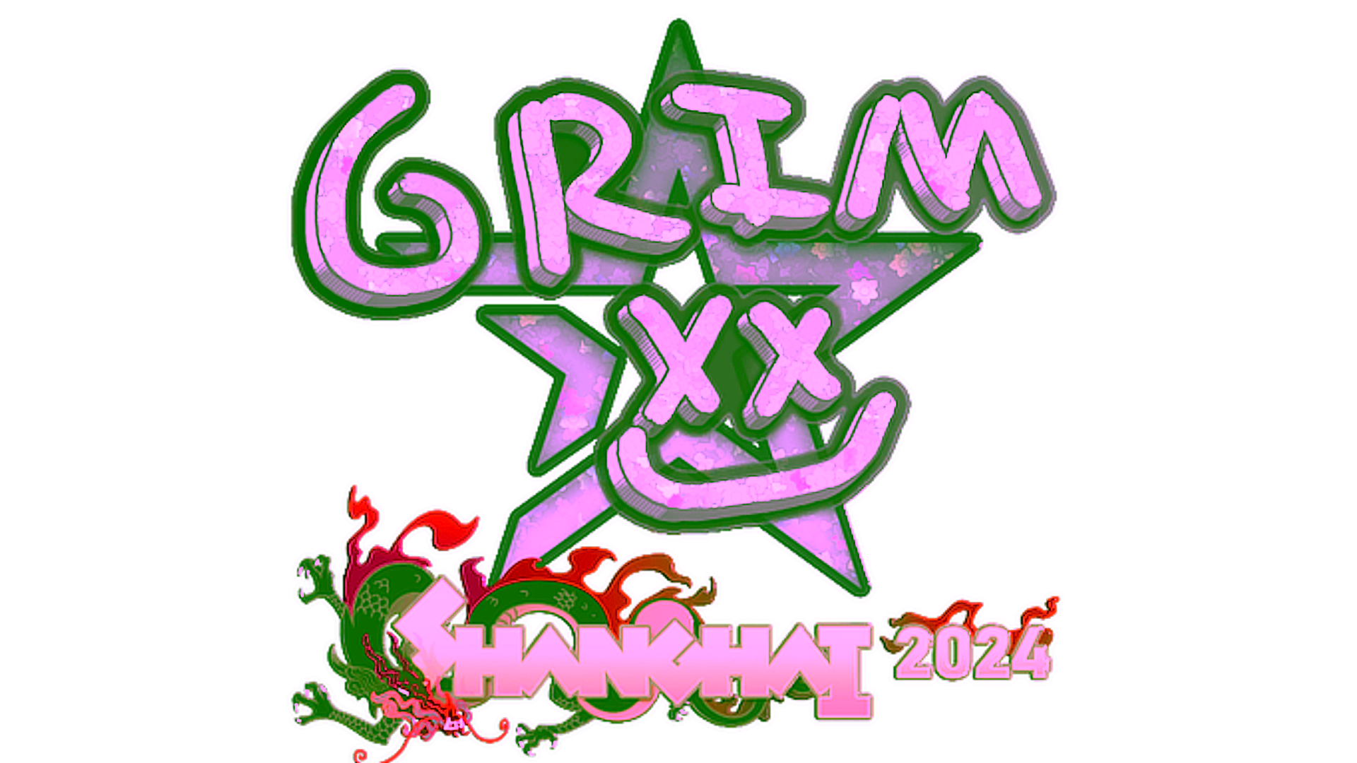 Display for Sticker | Grim (Glitter) | Shanghai 2024