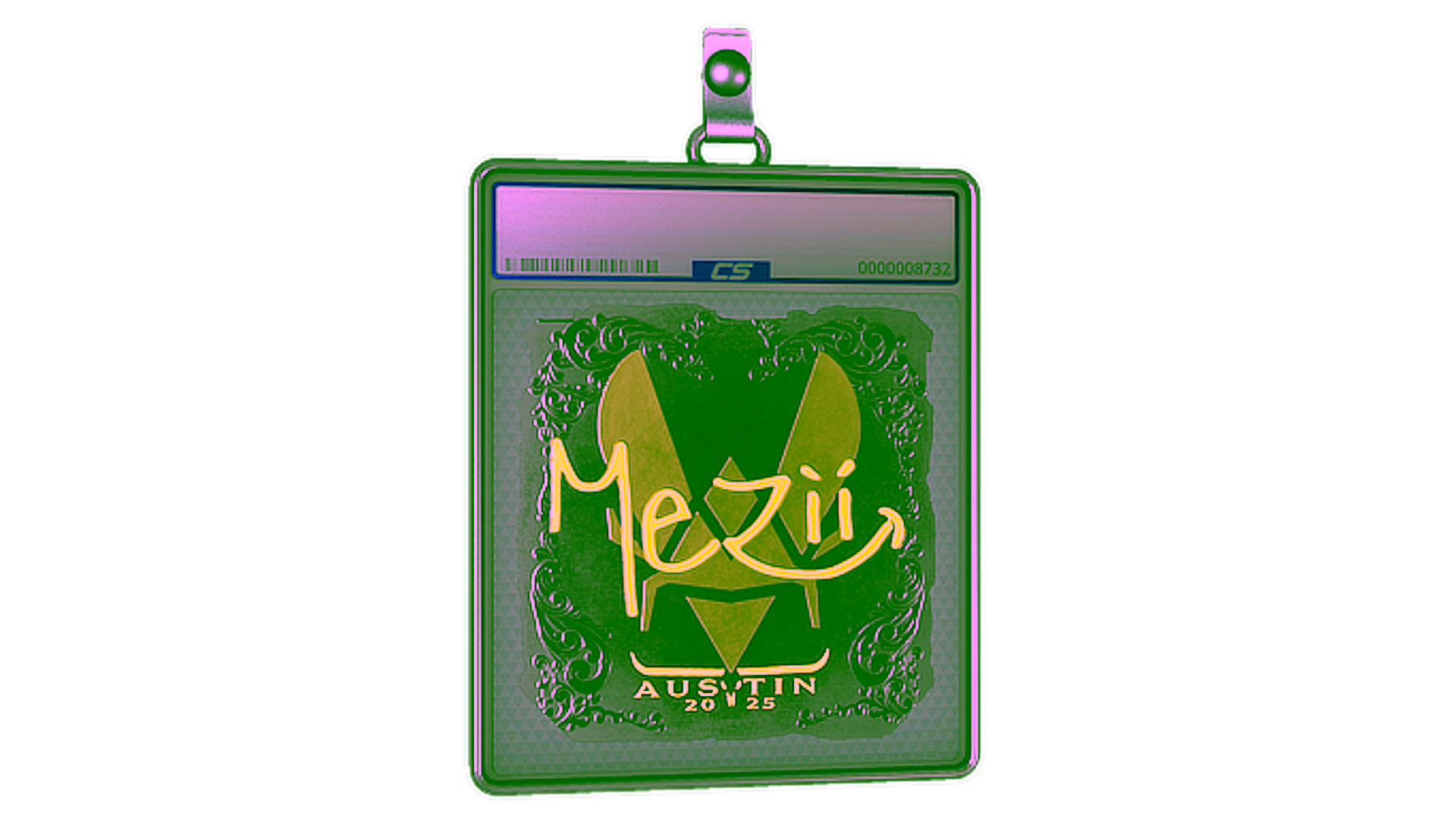 Display for Sticker Slab | mezii (Foil) | Austin 2025