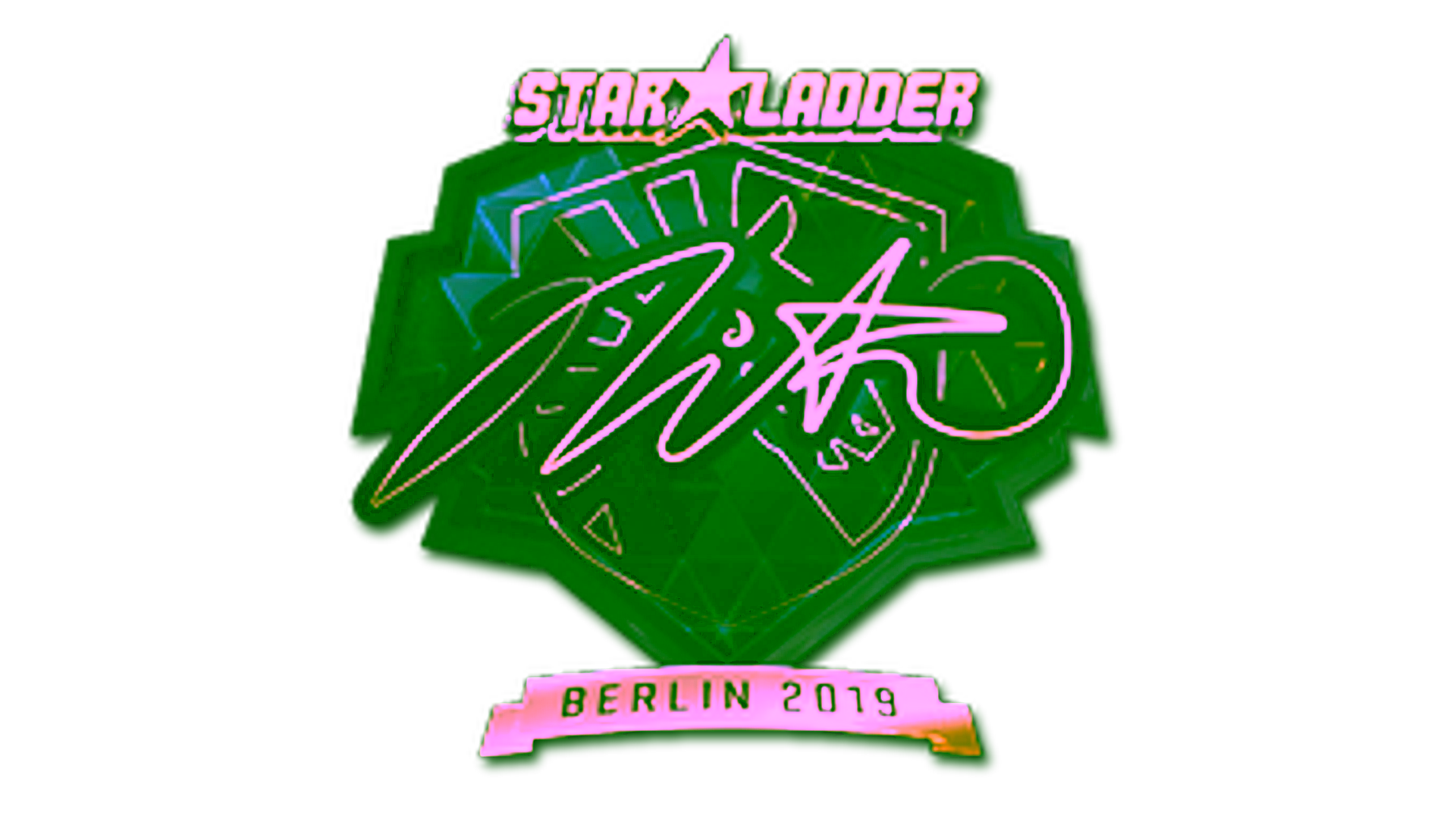 Affichage pour Sticker | nitr0 (Gold) | Berlin 2019