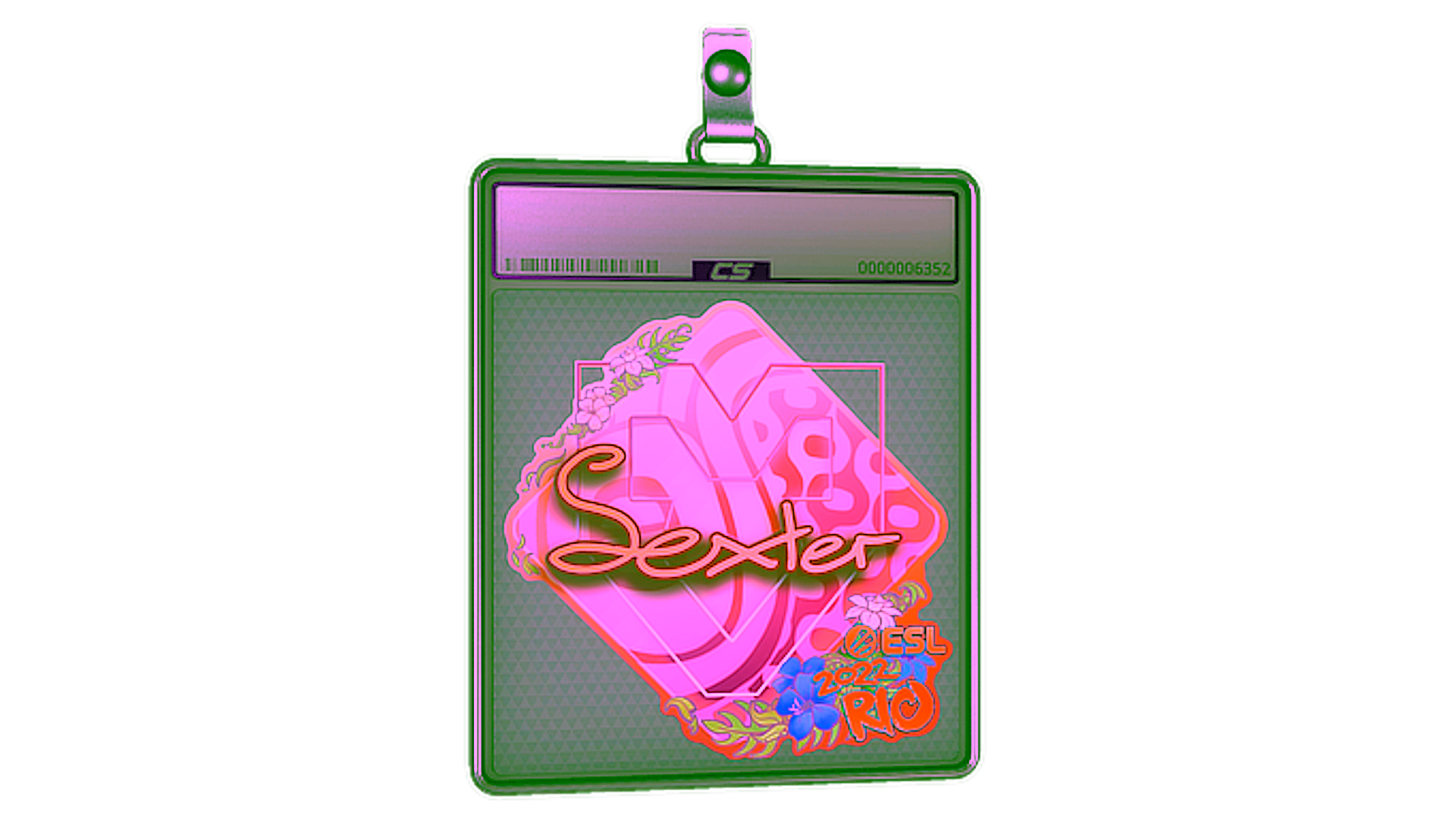 Visar för Sticker Slab | dexter (Holo) | Rio 2022