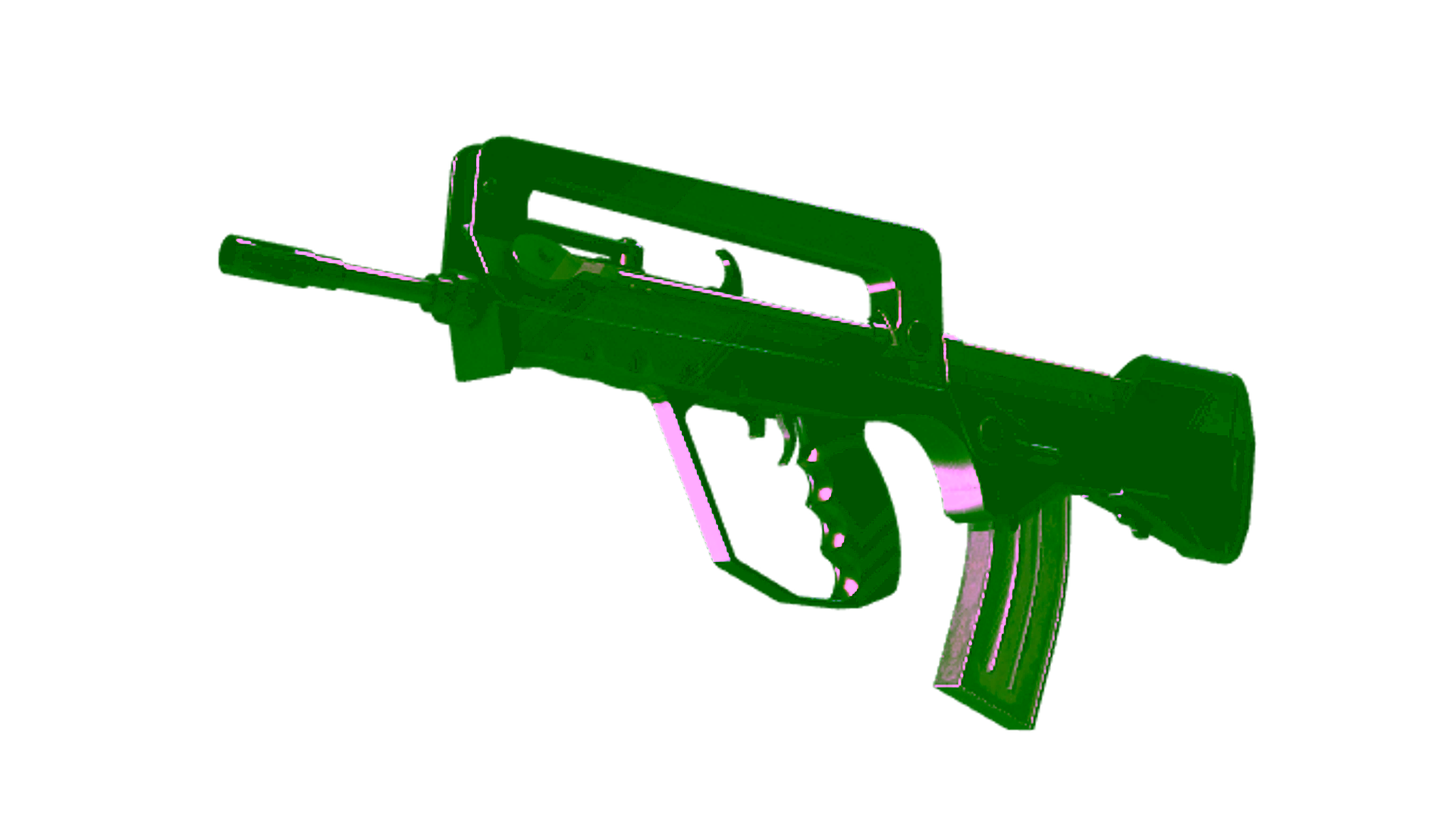 Affichage pour StatTrak™ FAMAS | Sergeant (Well-Worn)