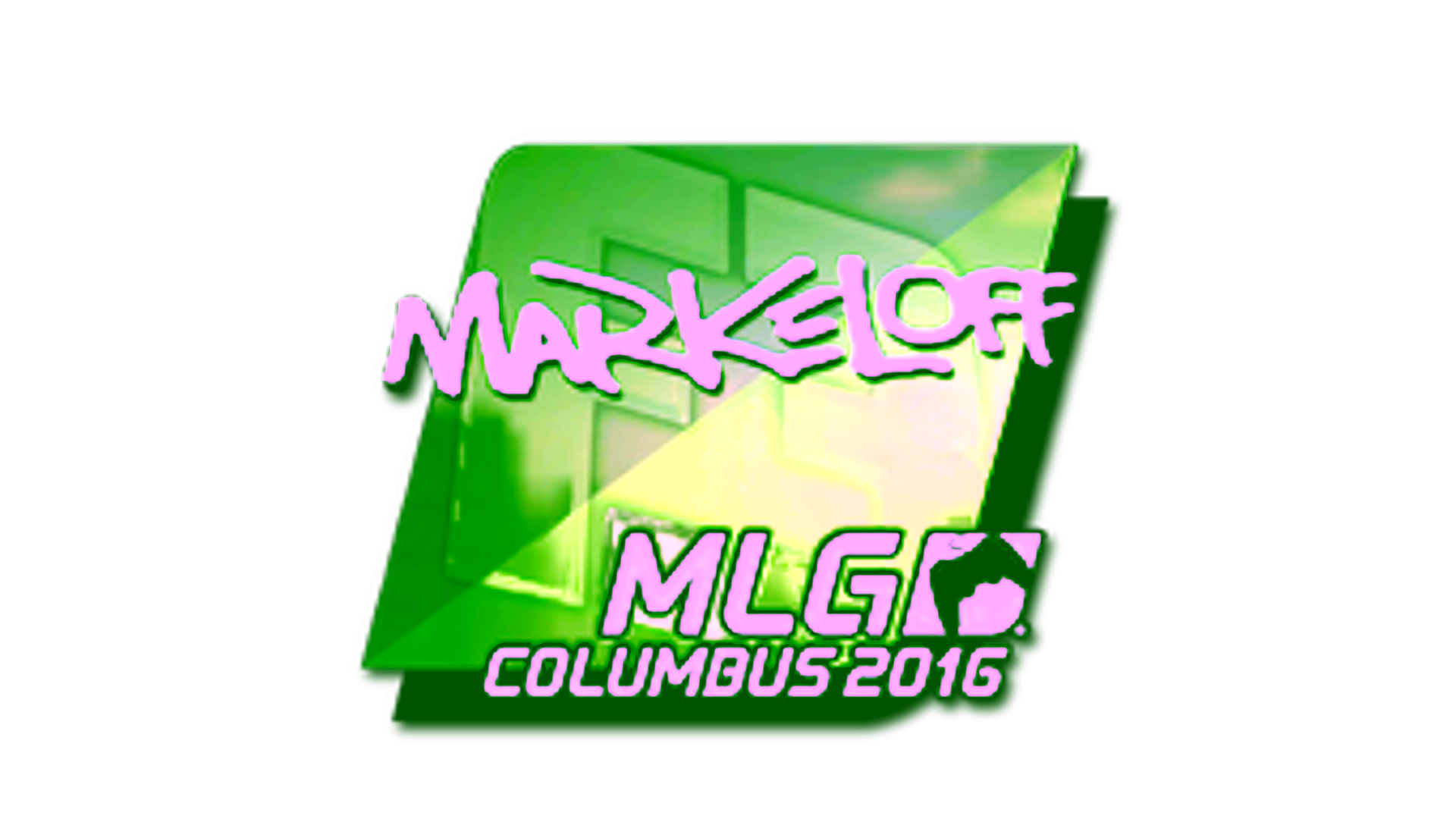 Rodyti Sticker | markeloff (Foil) | MLG Columbus 2016