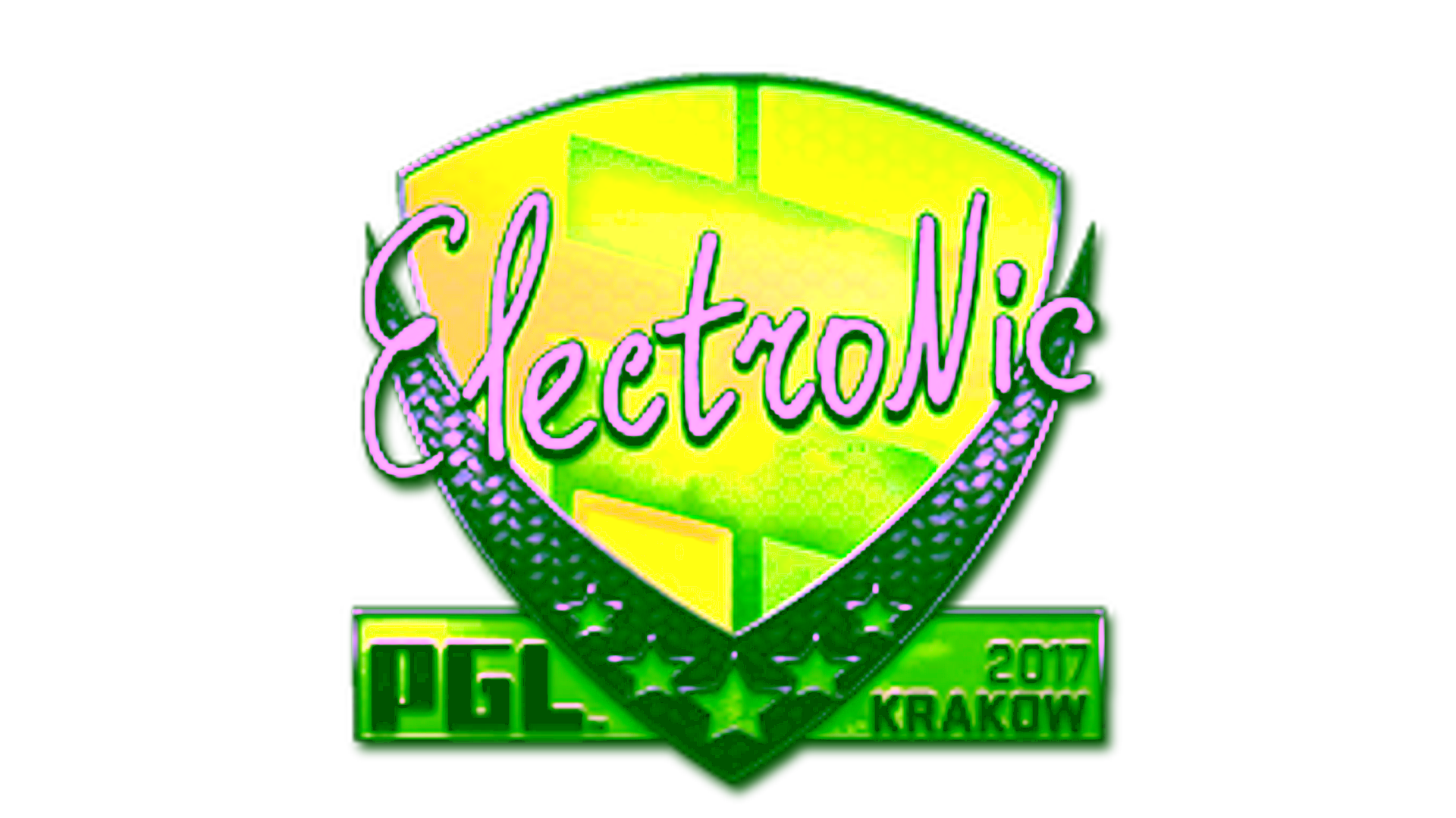 Anzeige für Sticker | electronic (Foil) | Krakow 2017