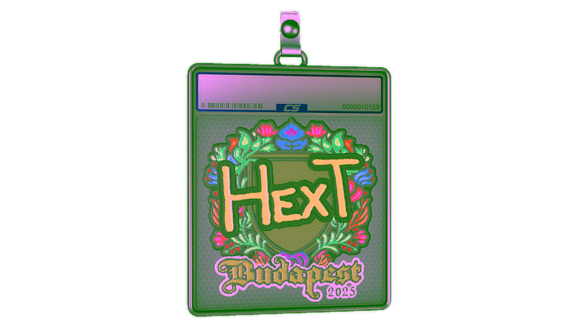 Display for Sticker Slab | HexT (Embroidered) | Budapest 2025