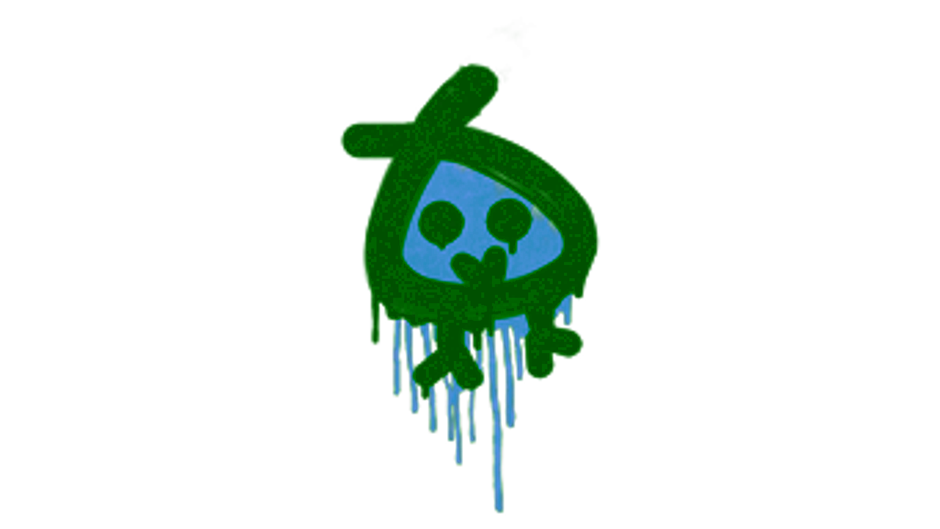 Display for Sealed Graffiti | Little Bock (Monarch Blue)