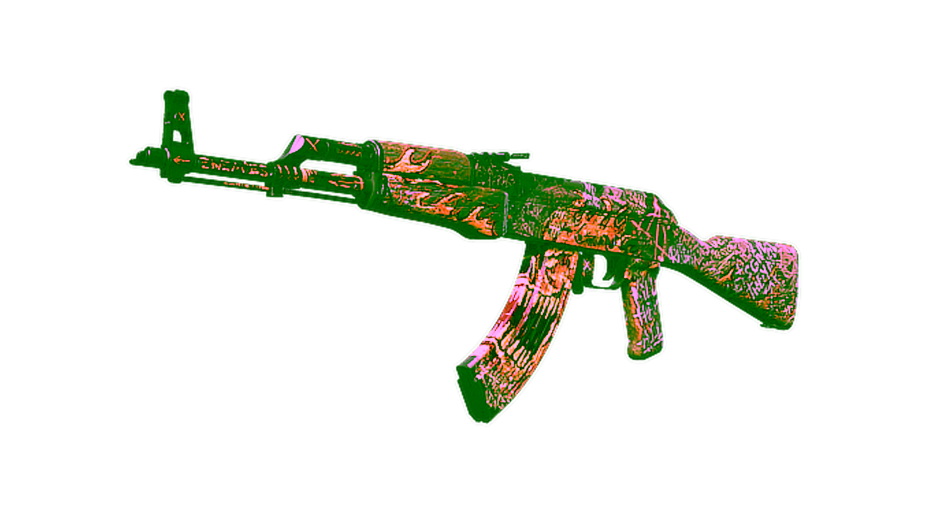 Display for AK-47 | Searing Rage (Minimal Wear)