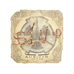 Sticker s1n Austin 2025