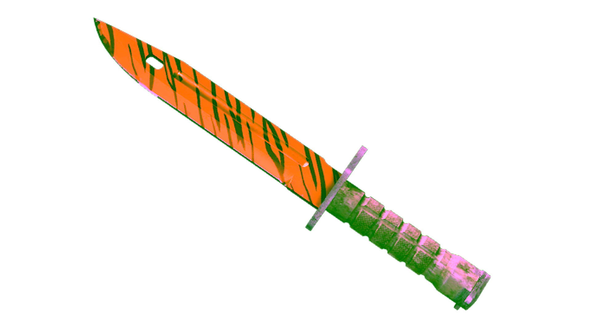 Display for ★ StatTrak™ Bayonet | Tiger Tooth (Minimal Wear)