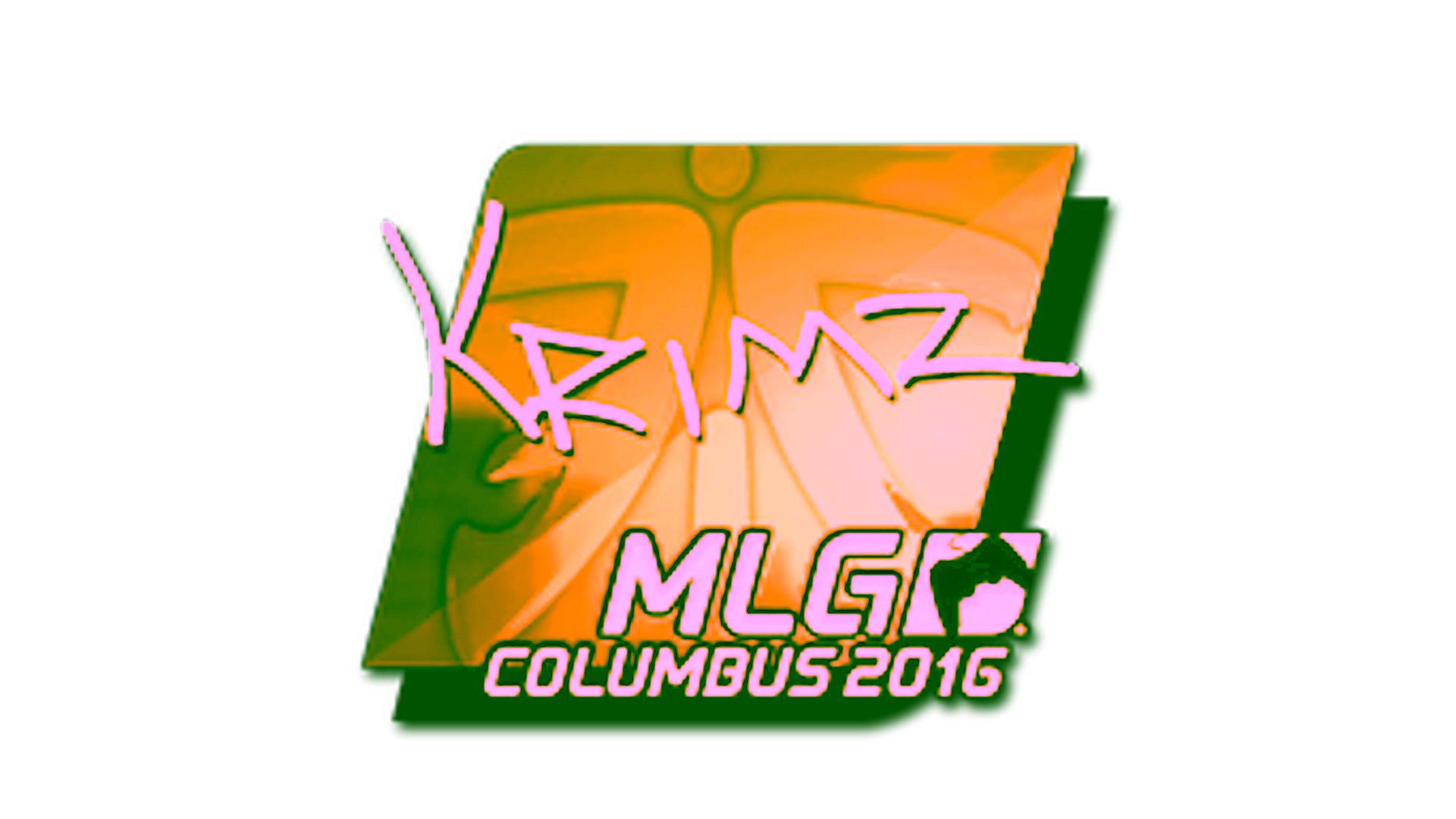 Display for Sticker | KRIMZ (Gold) | MLG Columbus 2016