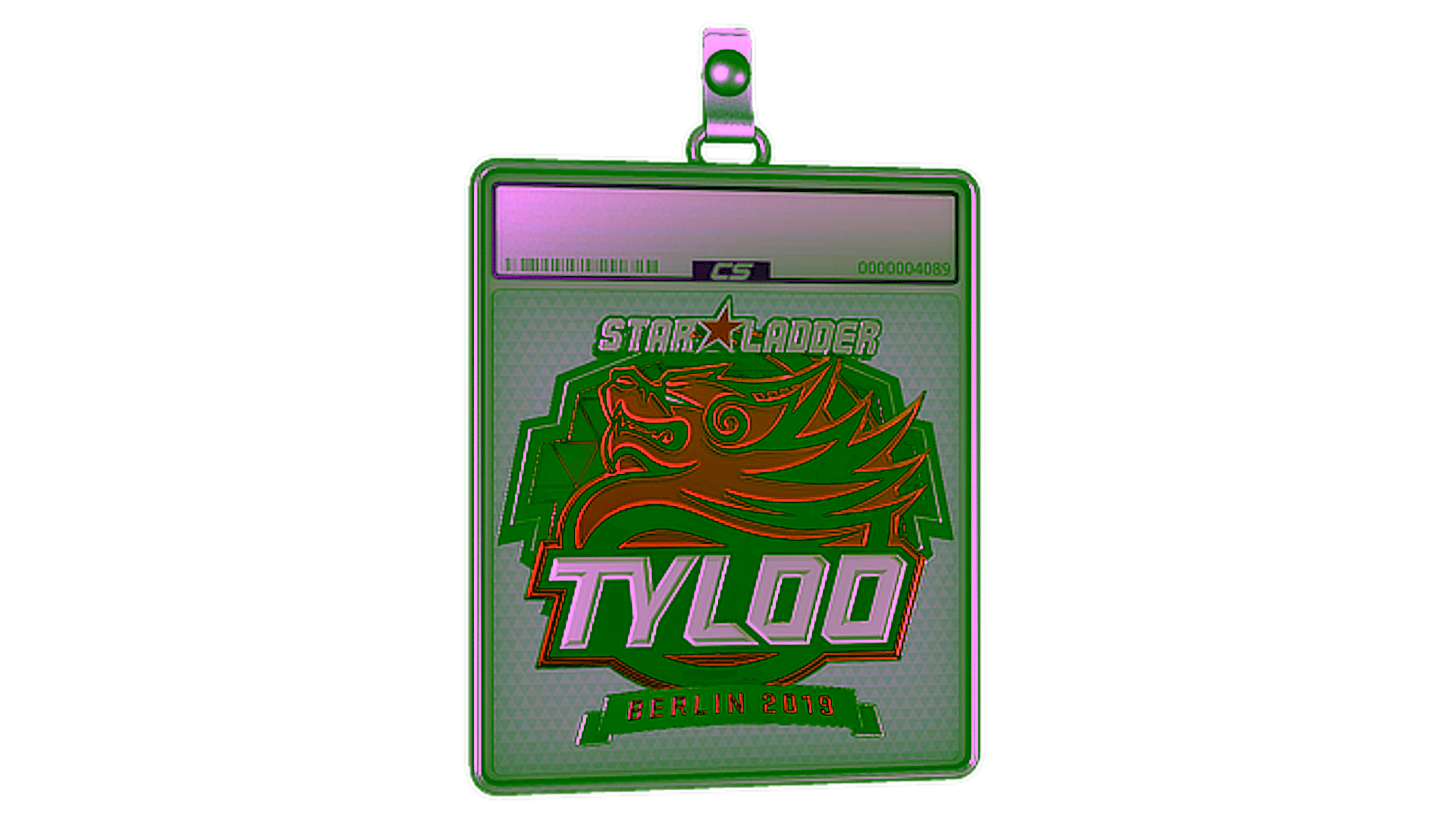 Display for Sticker Slab | Tyloo (Foil) | Berlin 2019