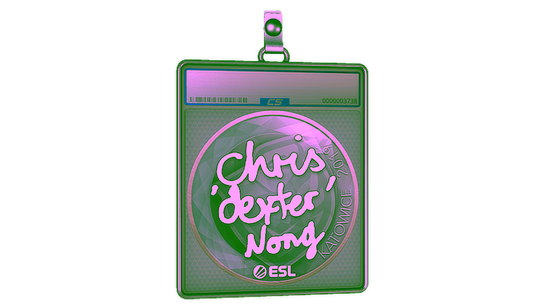 Display for Sticker Slab | dexter | Katowice 2019