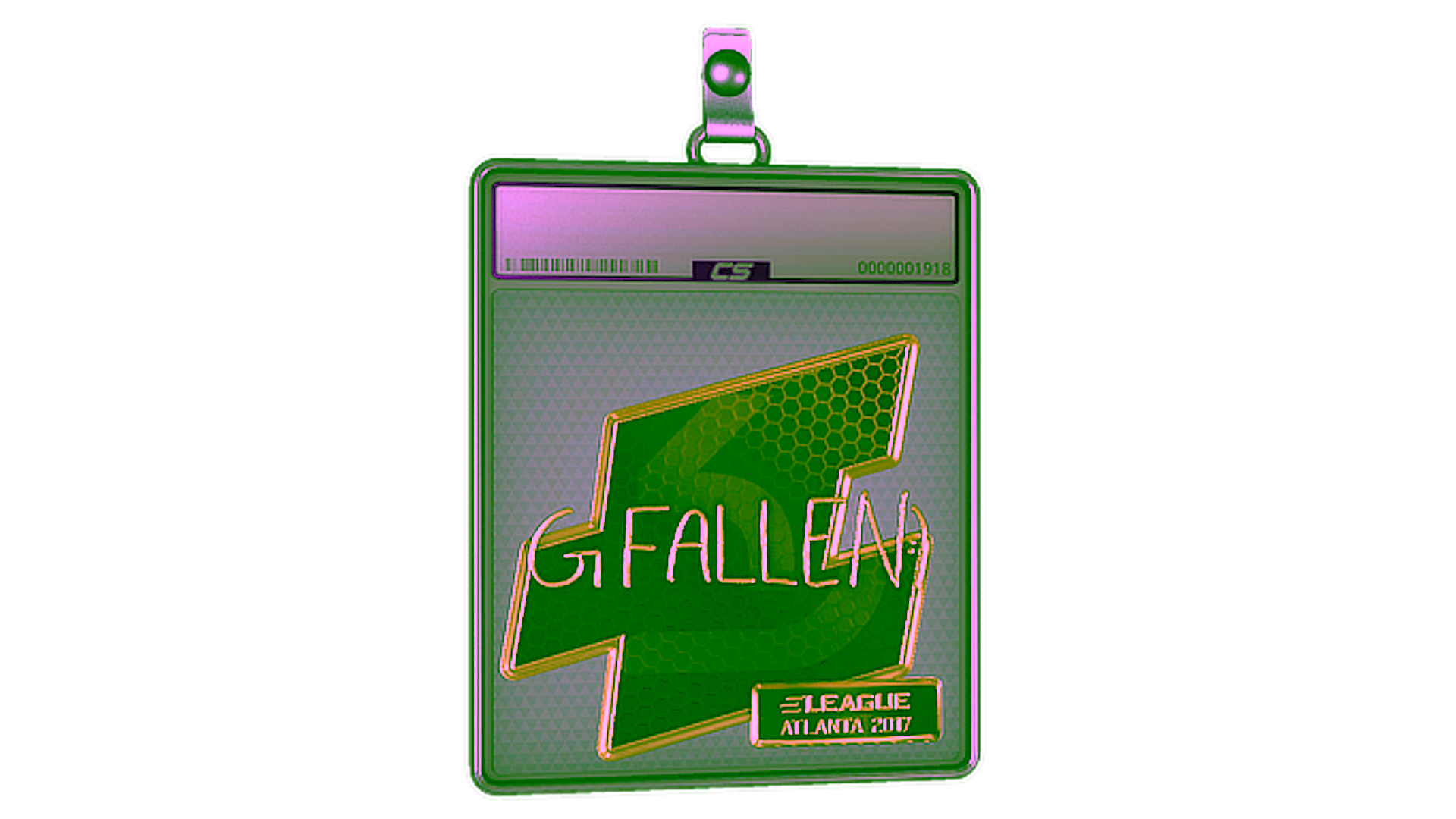 Rodyti Sticker Slab | FalleN (Gold) | Atlanta 2017