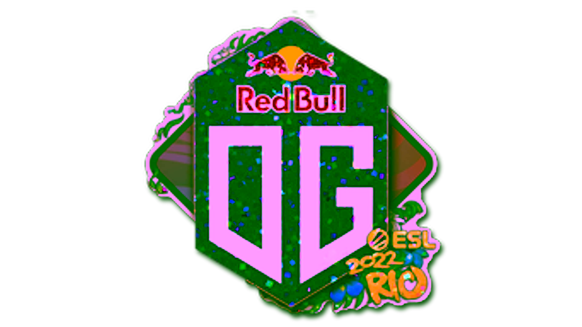 Visar för Sticker | OG (Glitter) | Rio 2022