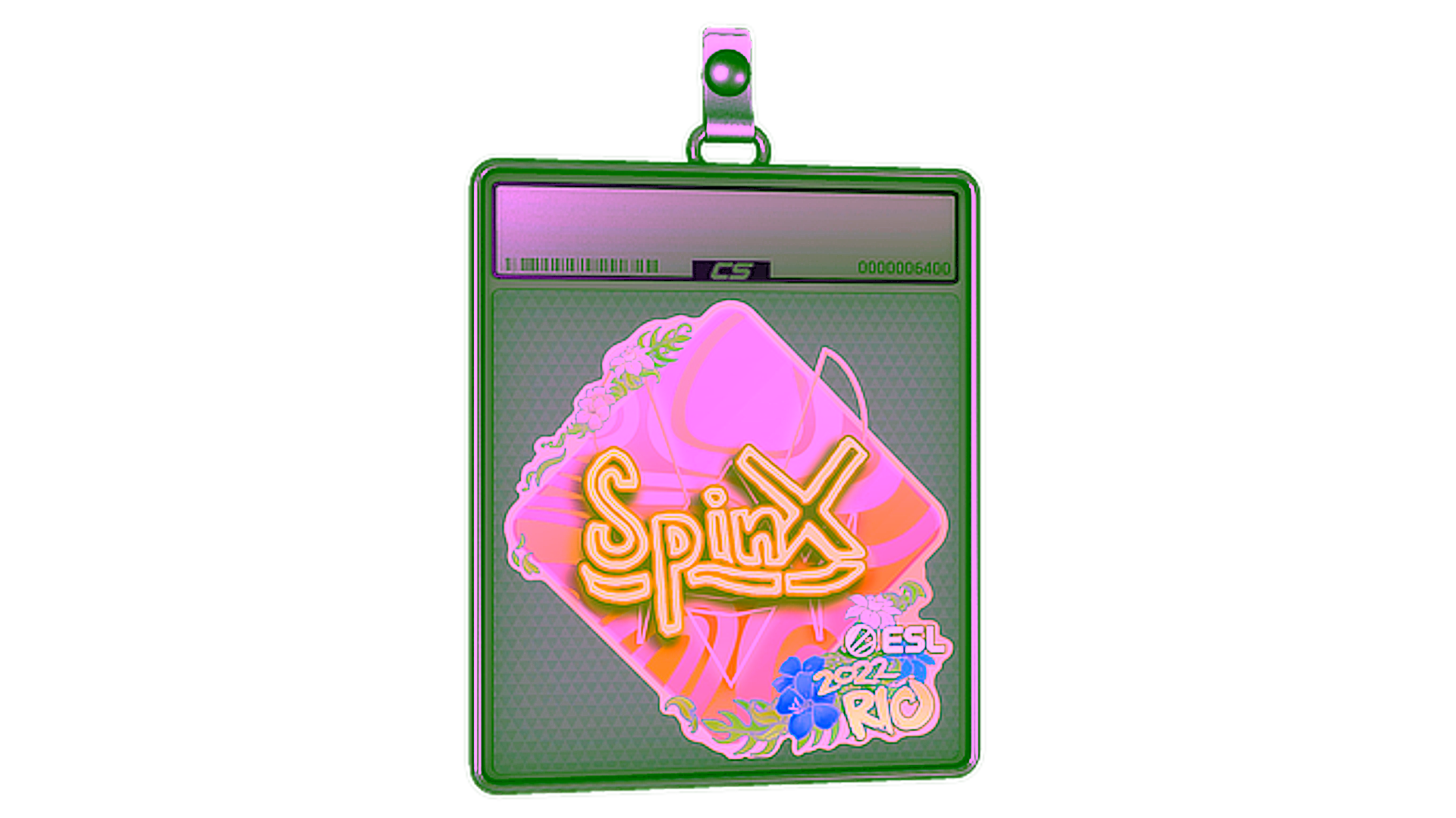 Mostrar para Sticker Slab | Spinx (Holo) | Rio 2022