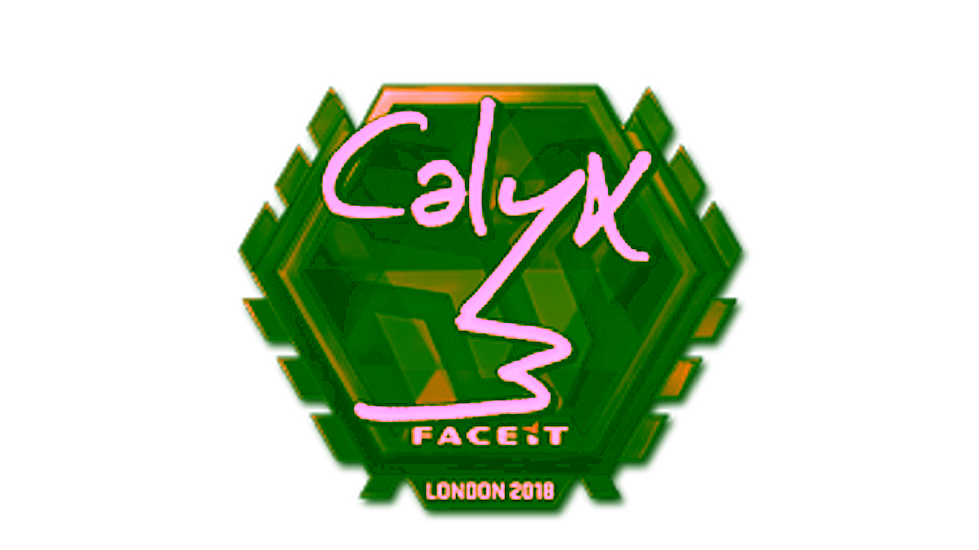 Rodyti Sticker | Calyx (Gold) | London 2018
