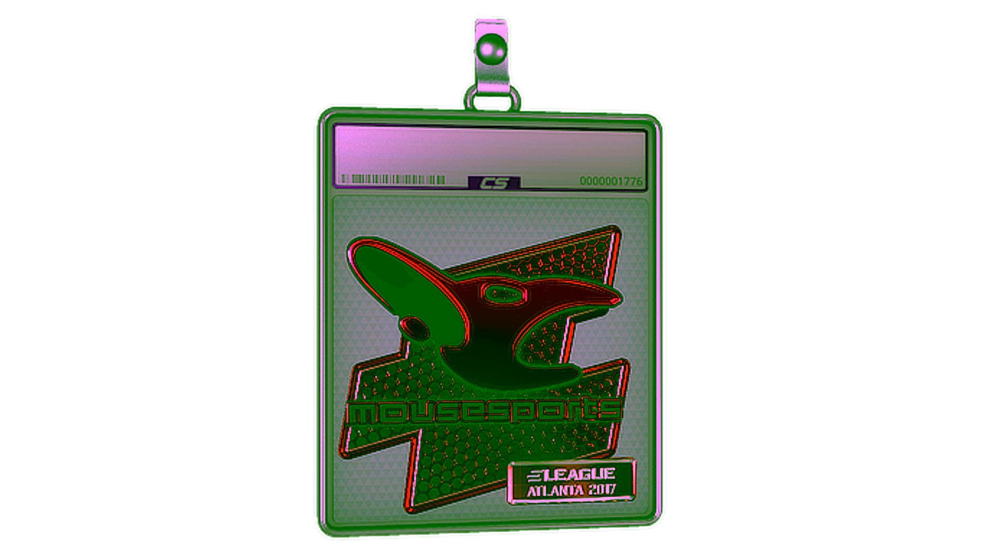 Display for Sticker Slab | mousesports (Foil) | Atlanta 2017