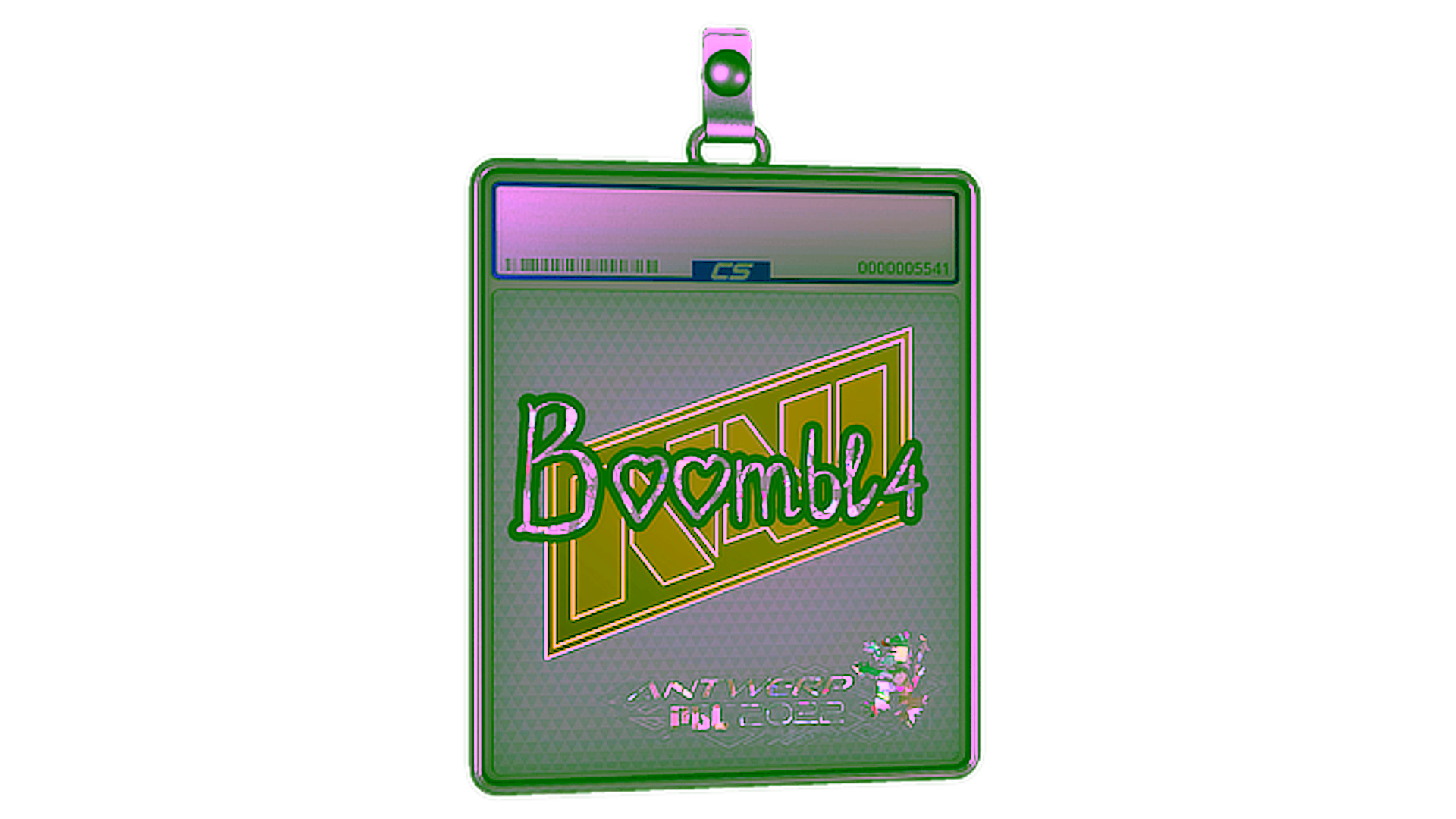 Affichage pour Sticker Slab | Boombl4 (Glitter) | Antwerp 2022
