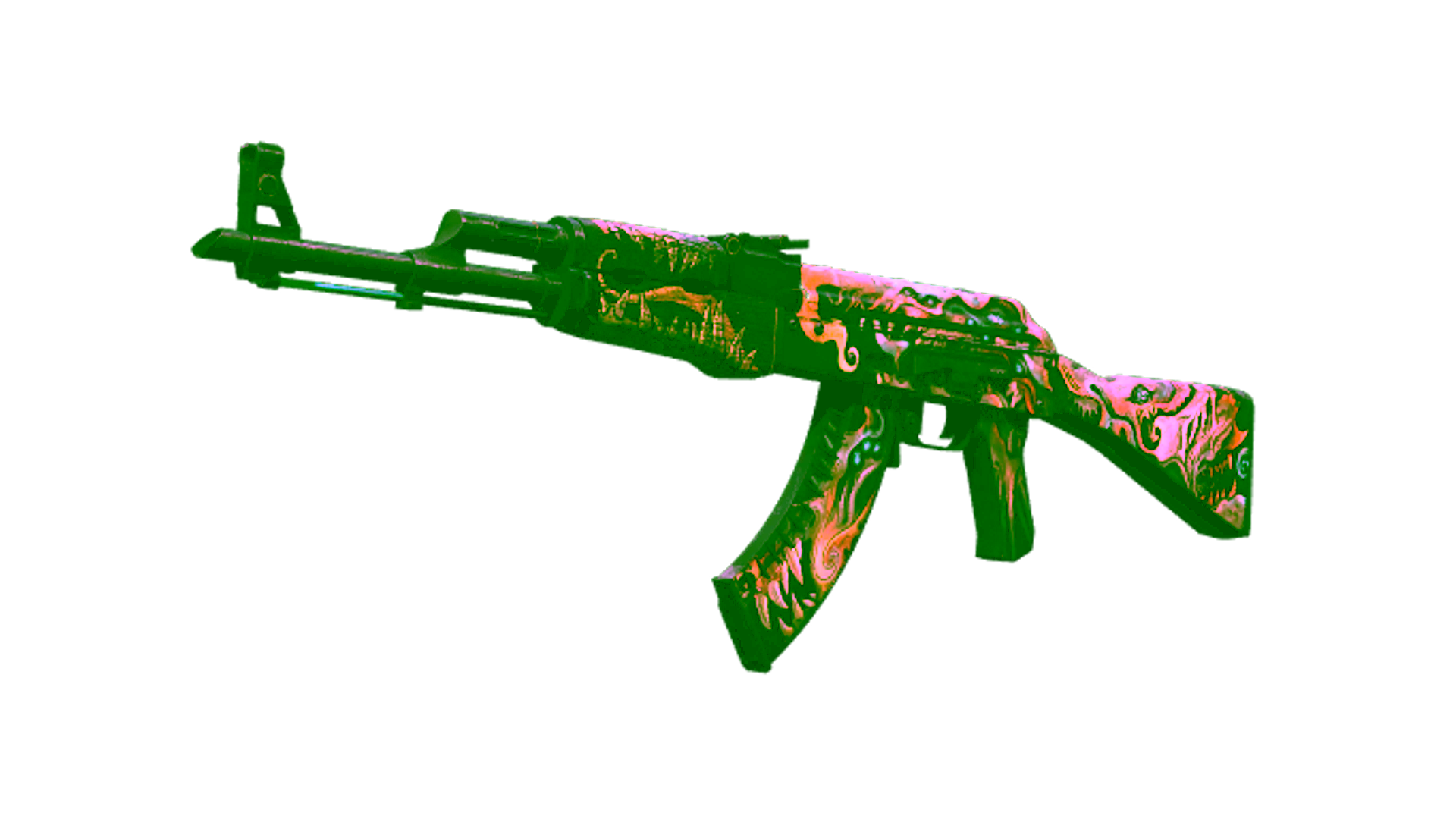 Visar för StatTrak™ AK-47 | Phantom Disruptor (Well-Worn)