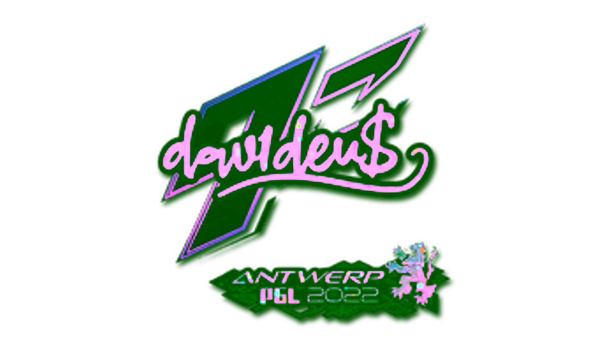 Exibição para Sticker | dav1d (Glitter) | Antwerp 2022