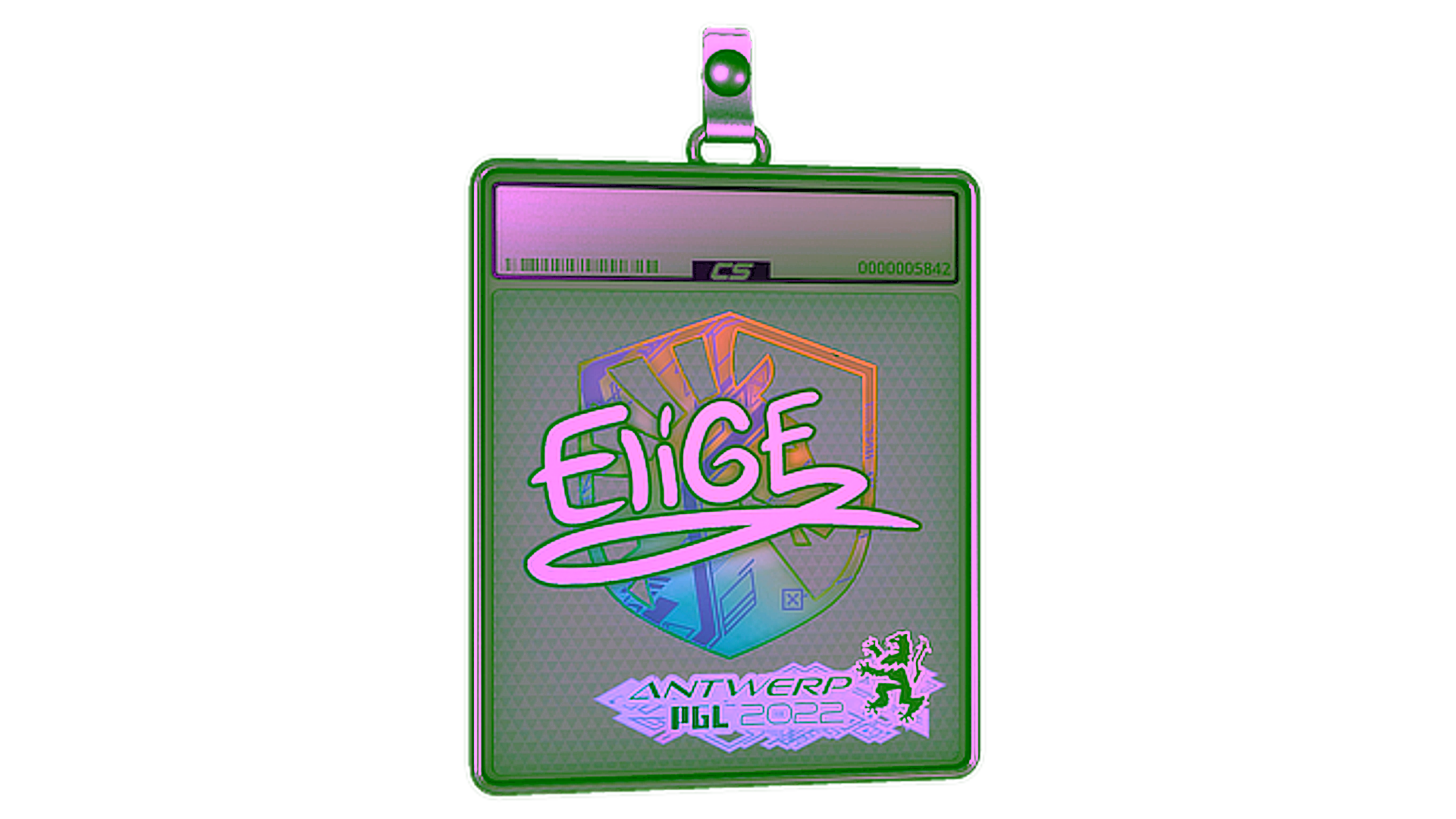 Display for Sticker Slab | EliGE (Holo) | Antwerp 2022