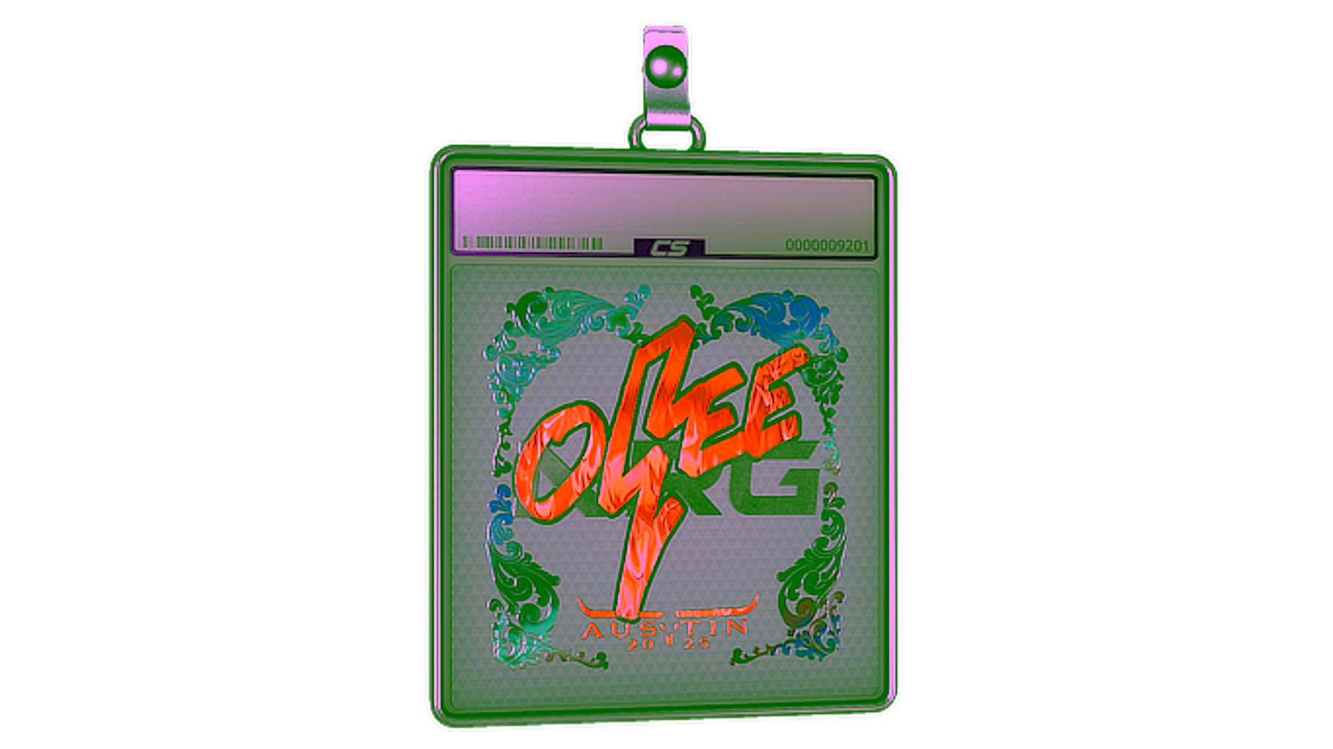 Display for Sticker Slab | oSee (Holo) | Austin 2025