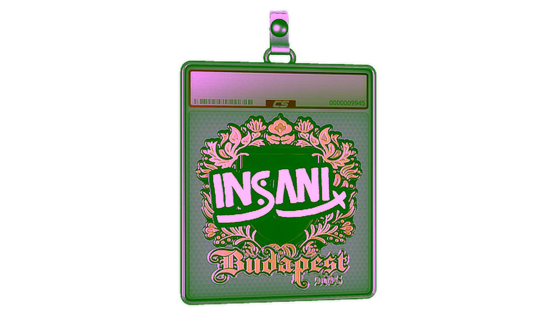 Дисплей для Sticker Slab | insani (Gold) | Budapest 2025