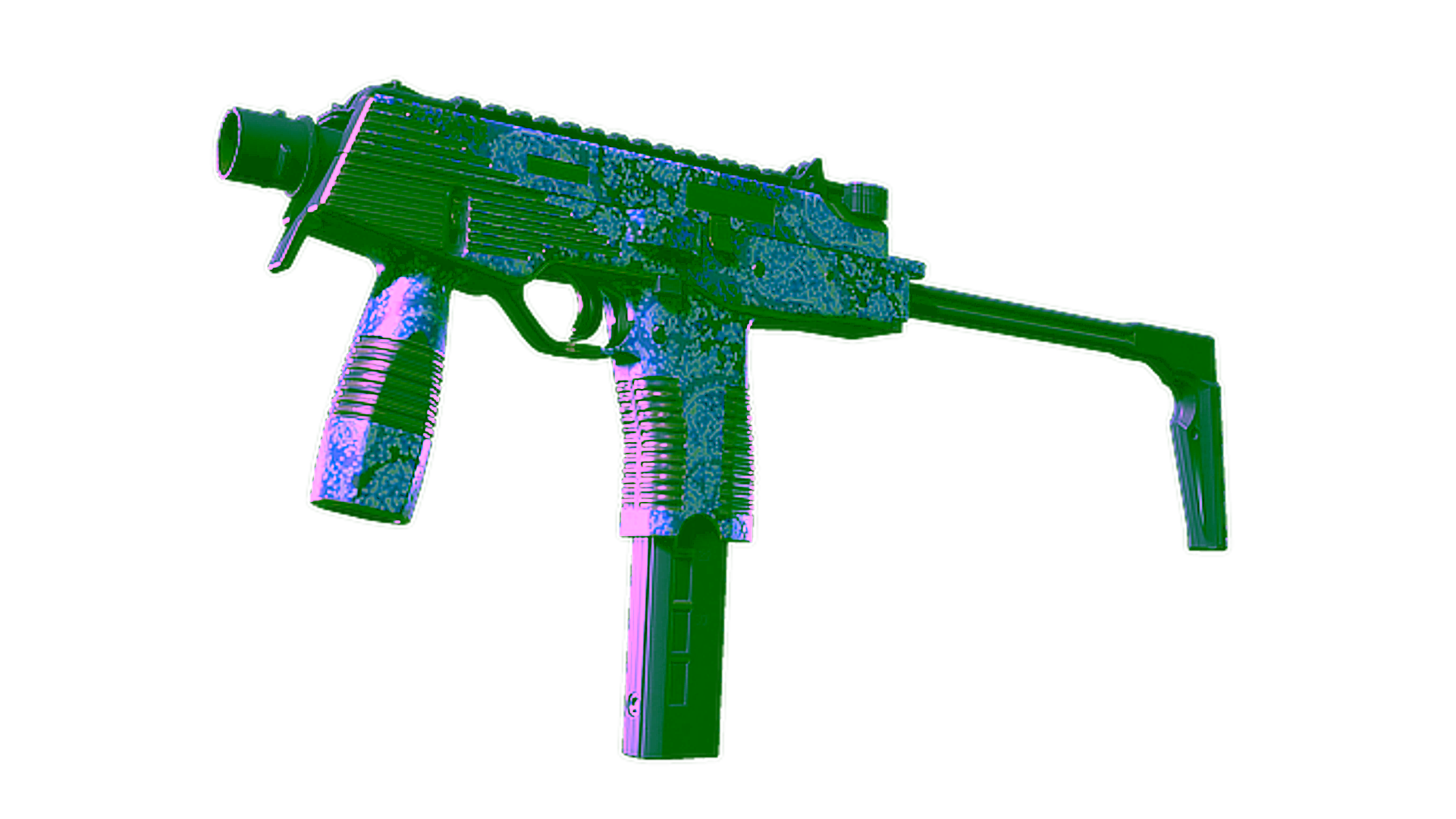 Display for Souvenir MP9 | Cobalt Paisley (Minimal Wear)