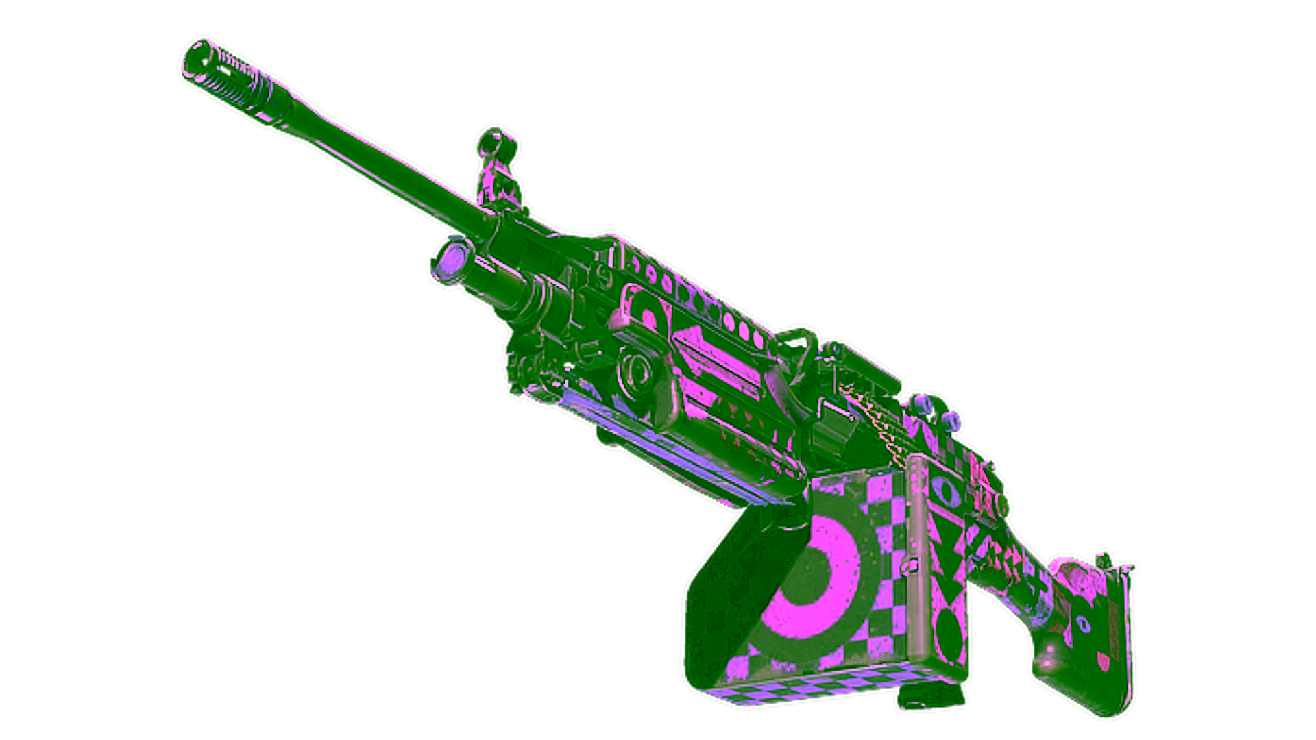 Display for M249 | Bock Blocks (Battle-Scarred)
