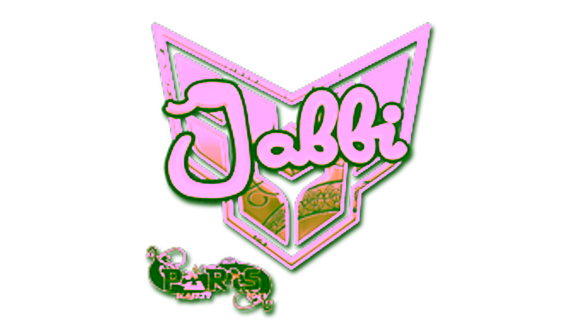 Display for Sticker | jabbi (Gold) | Paris 2023