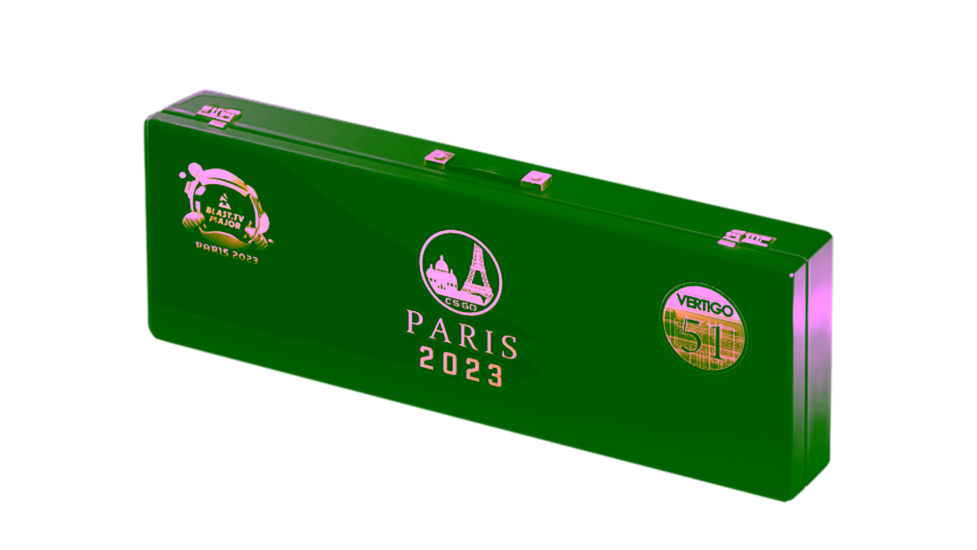 Display for Paris 2023 Vertigo Souvenir Package