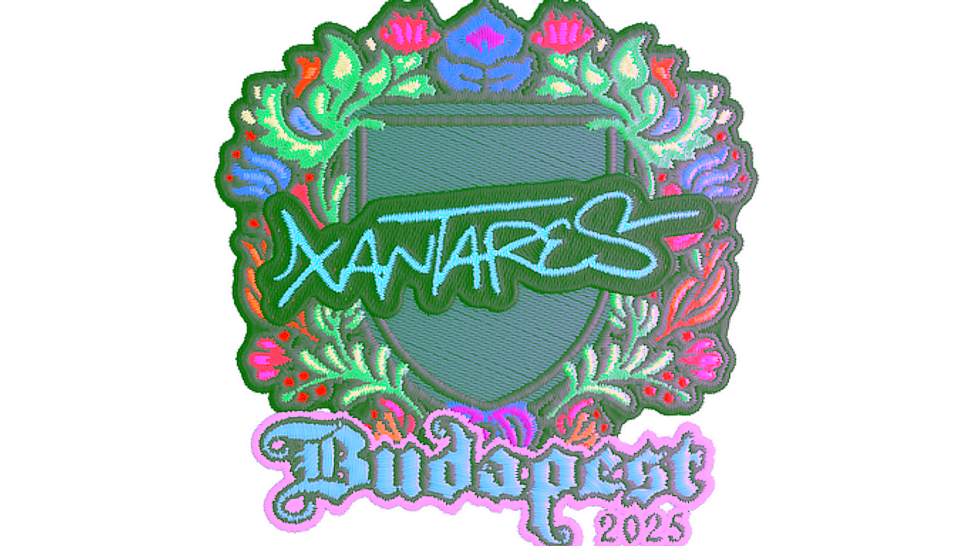 Sticker | XANTARES (Embroidered) | Budapest 2025 için görüntü