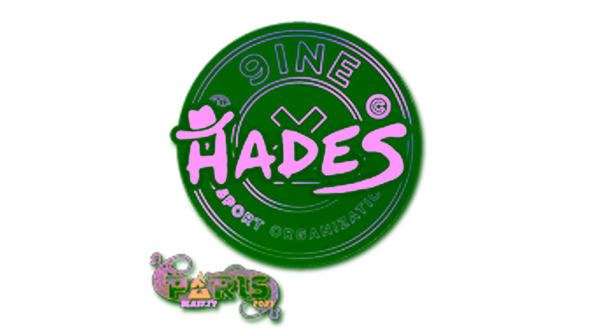 Display for Sticker | hades | Paris 2023